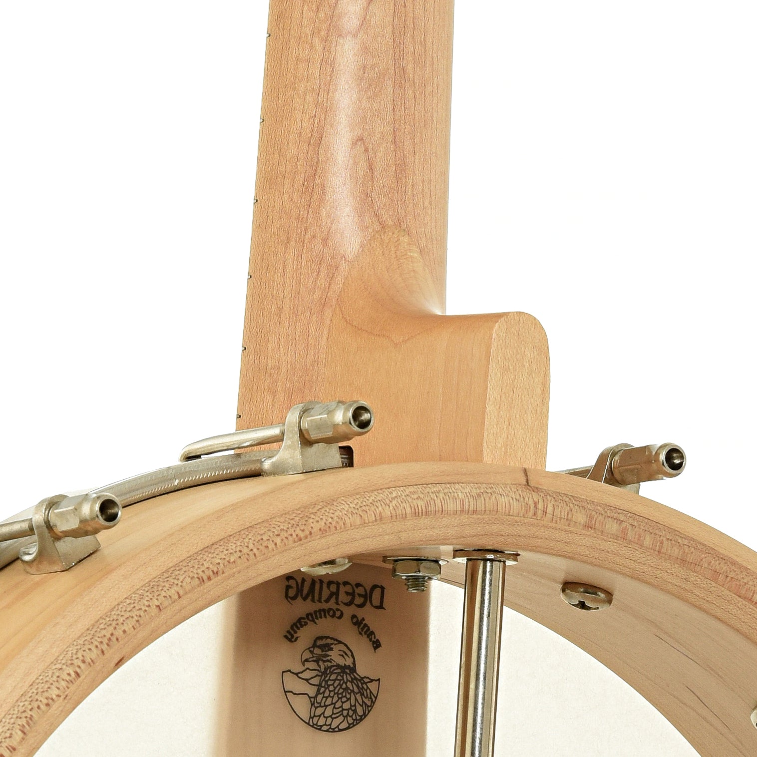 Neck joint of Deering Goodtime Tenor Banjo Ukulele 