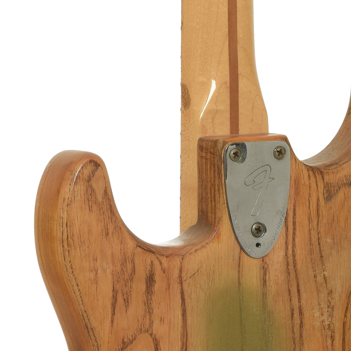 Neck joint of Fender Stratocaster Electric Guitar