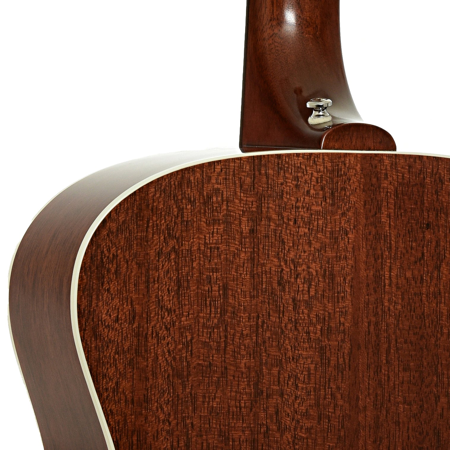 Neck joint of Guild F40 Traditional Jumbo Acoustic Guitar