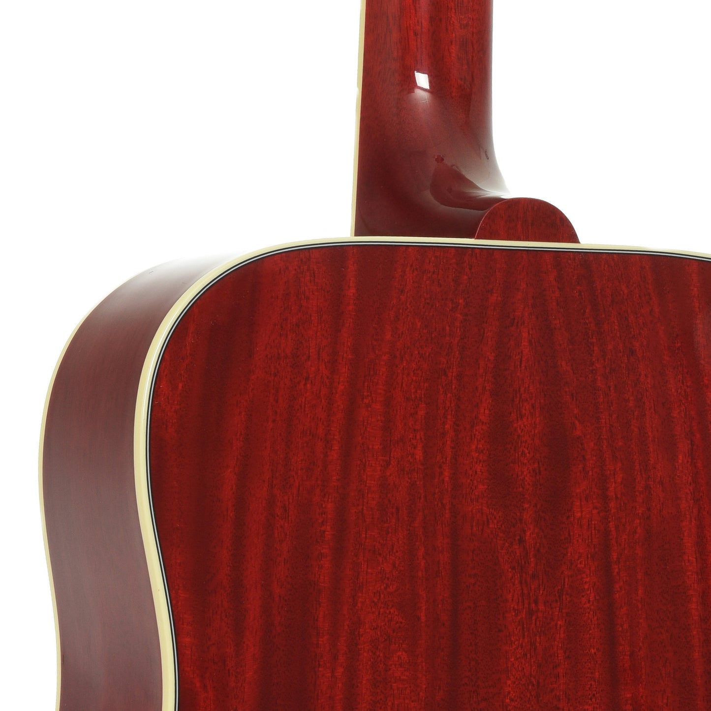 Neck joint of Gibson Hummingbird Standard Acoustic Guitar 