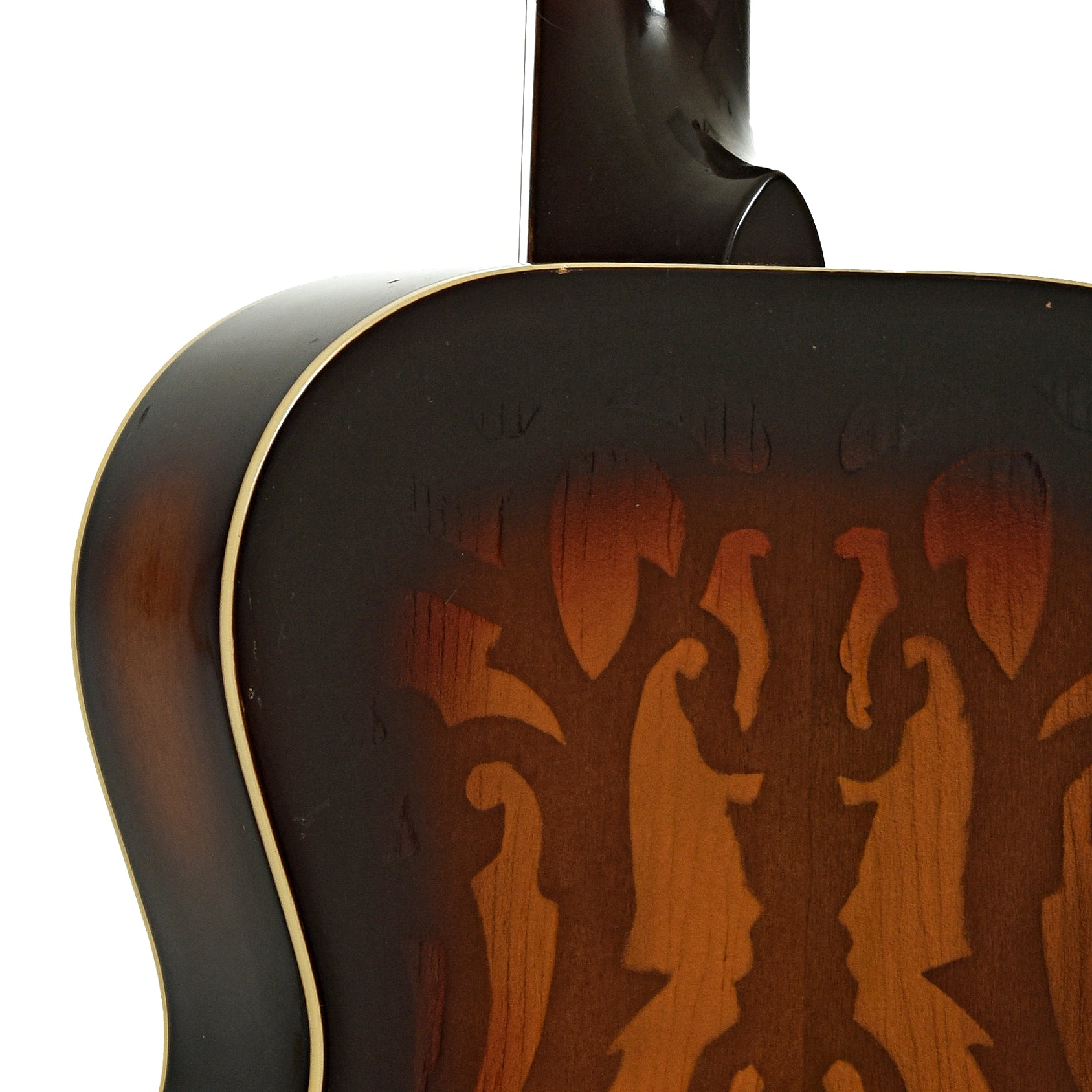 Neck joint of Dobro Model 66 Resonator Guitar 