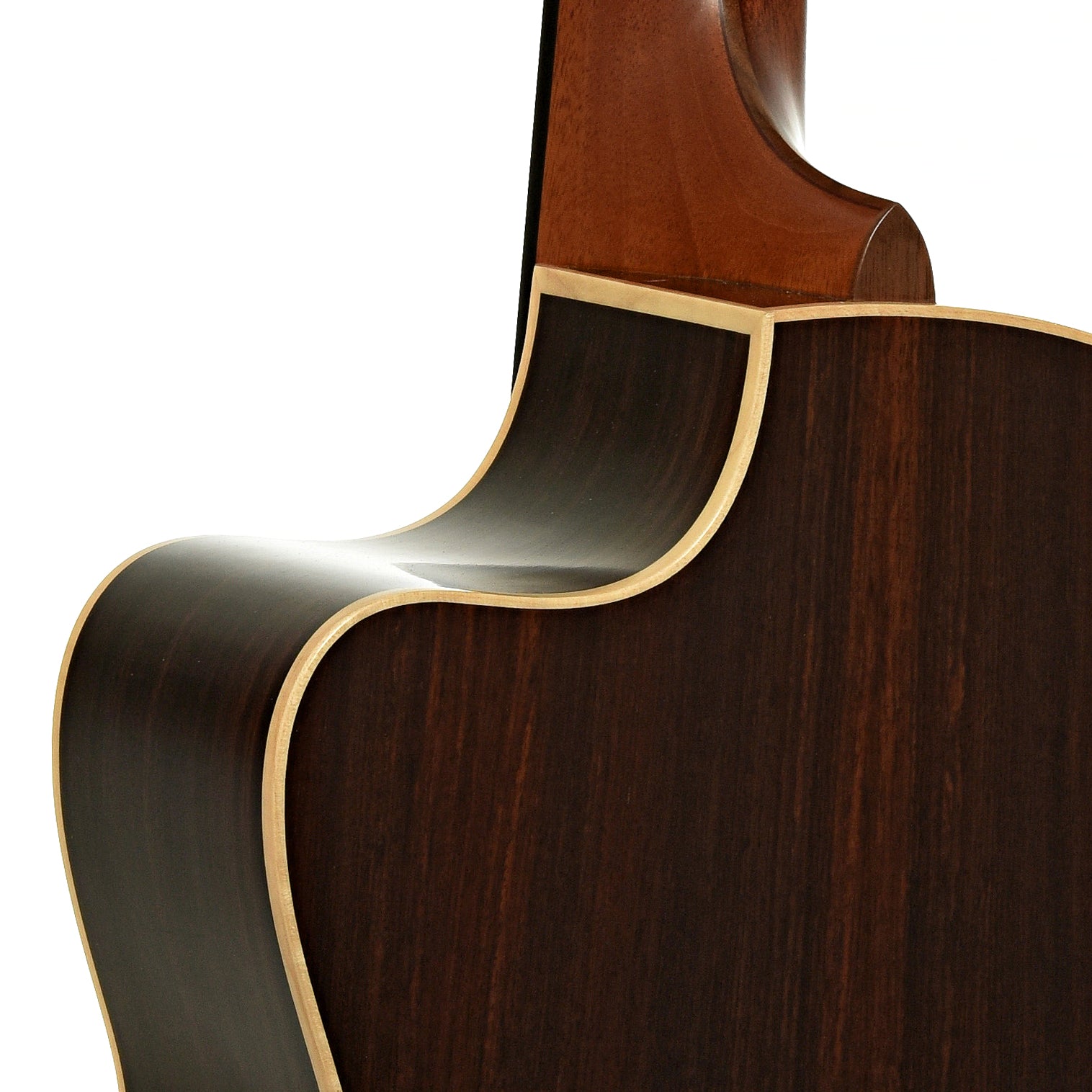 Neck joint of Lowden S-32J