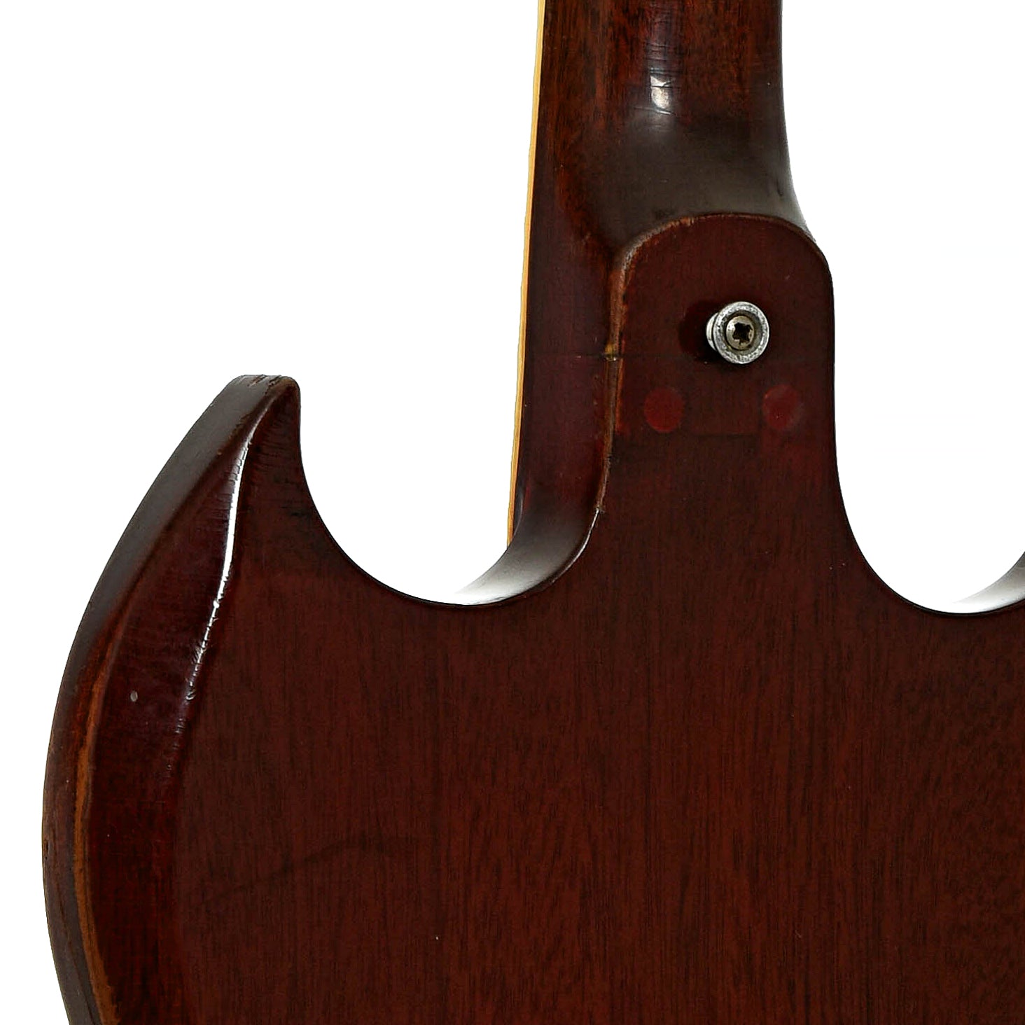 Neck joint of Gibson SG Standard Electric Guitar 