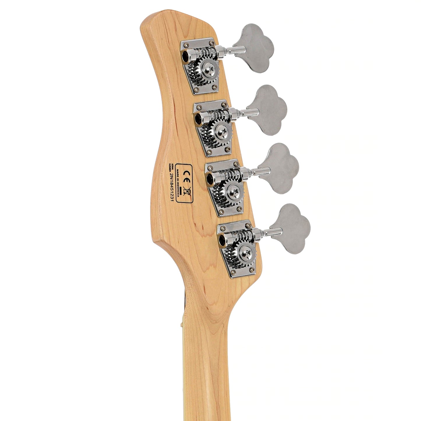 BAck headstock of Sire Marcus Miller P7 4-String Electric Bass (2018)