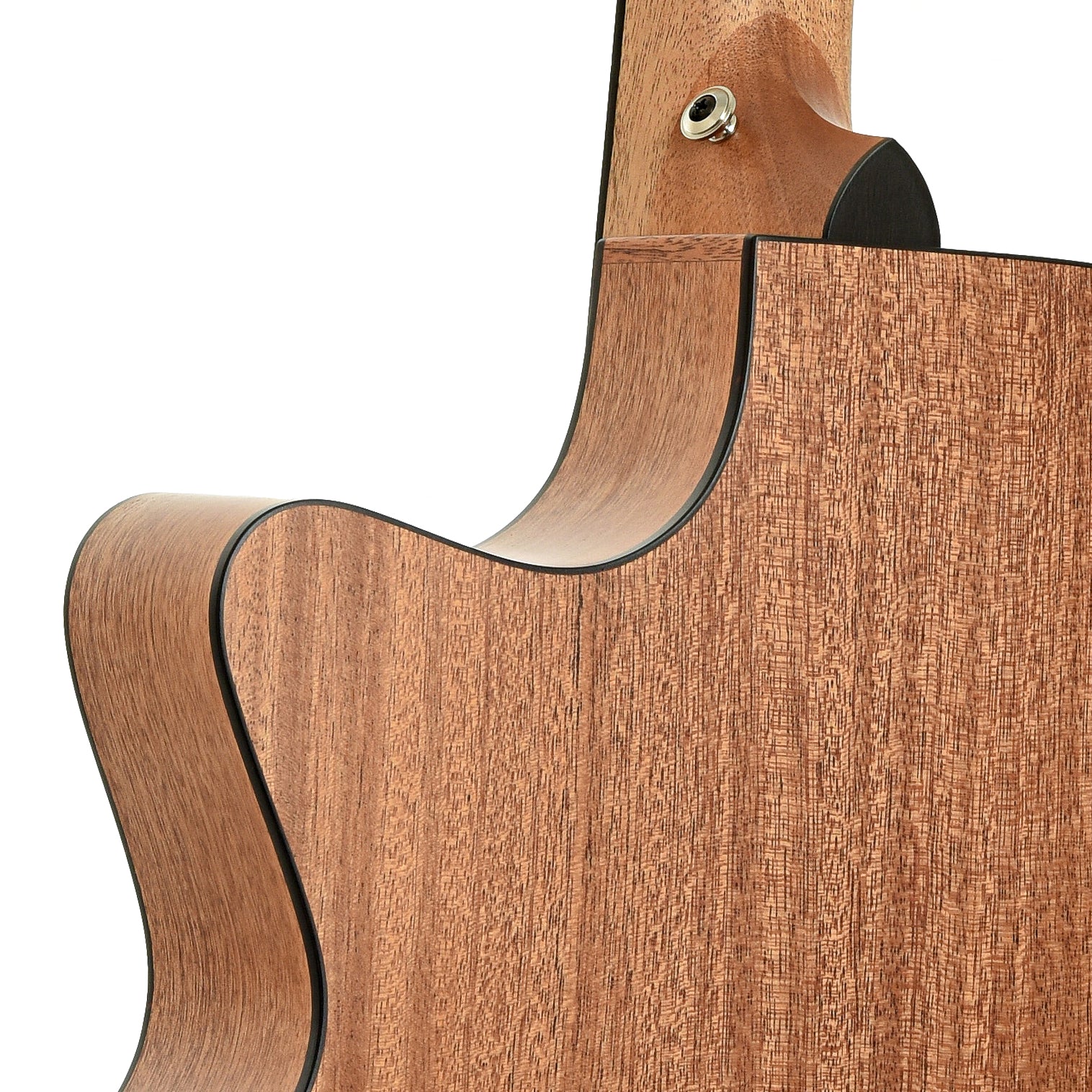 Neck joint of Furch Blue BARc-CM Baritone Acoustic Guitar 