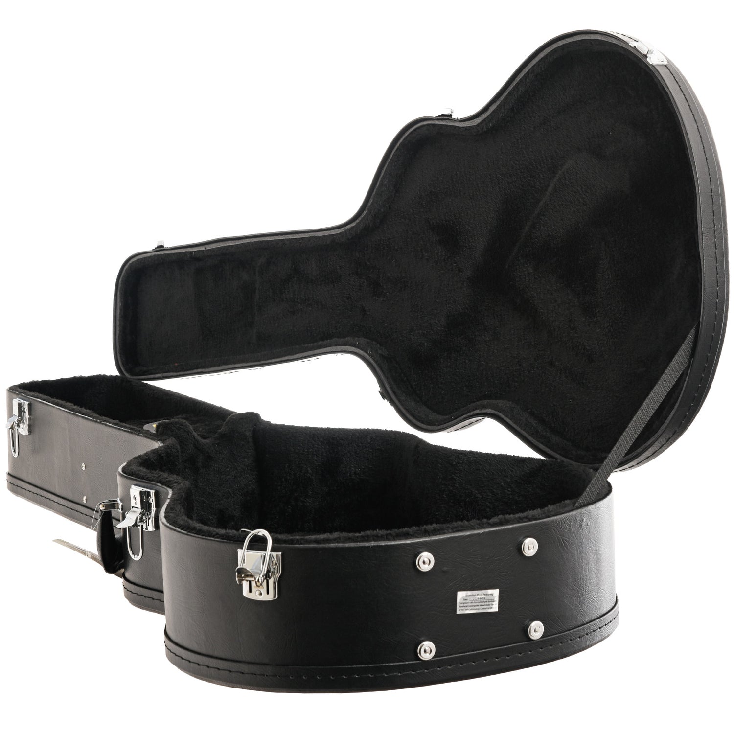 Guardian B-Stock Deluxe Small F Guitar Case opened