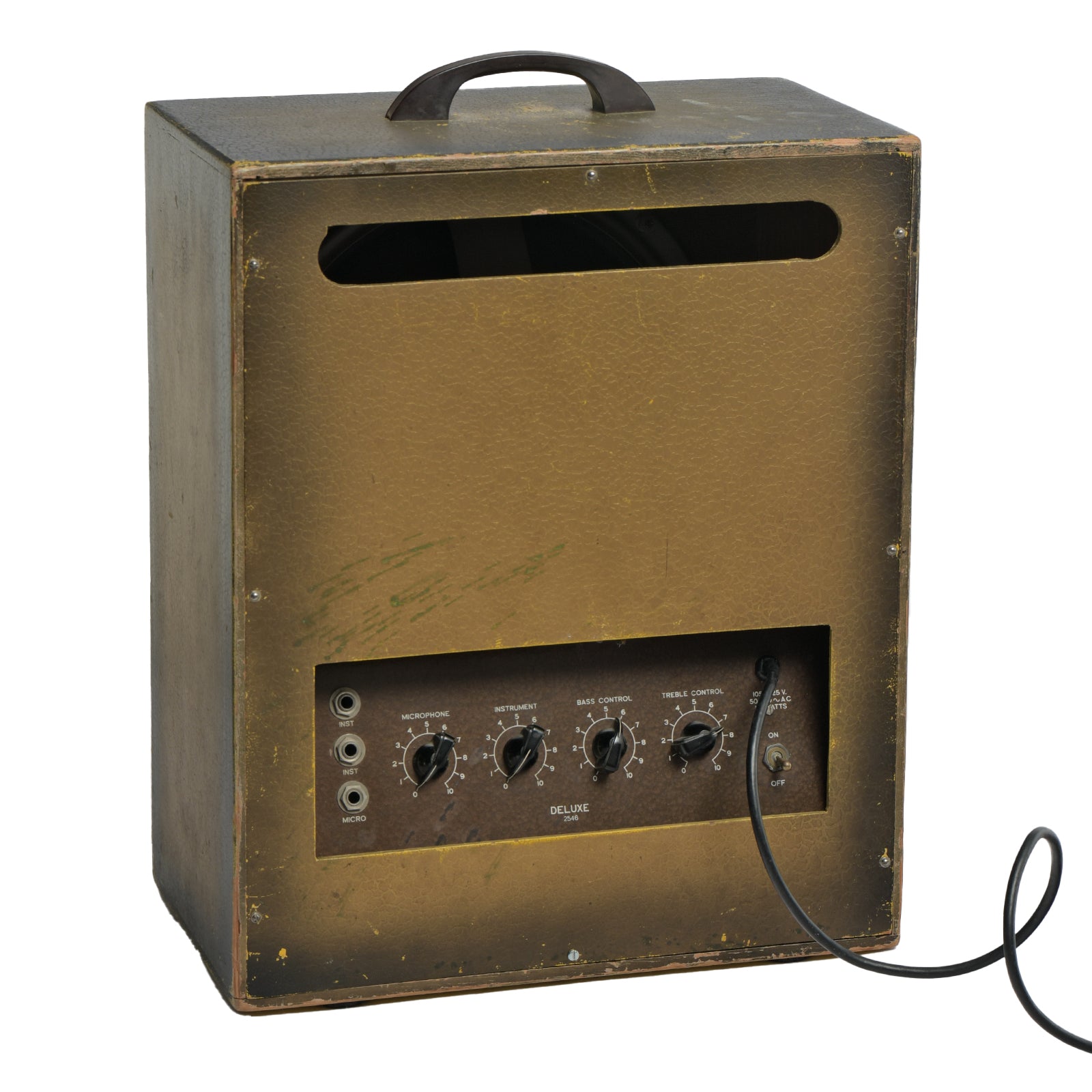 Back and side of of Montgomery amplifier