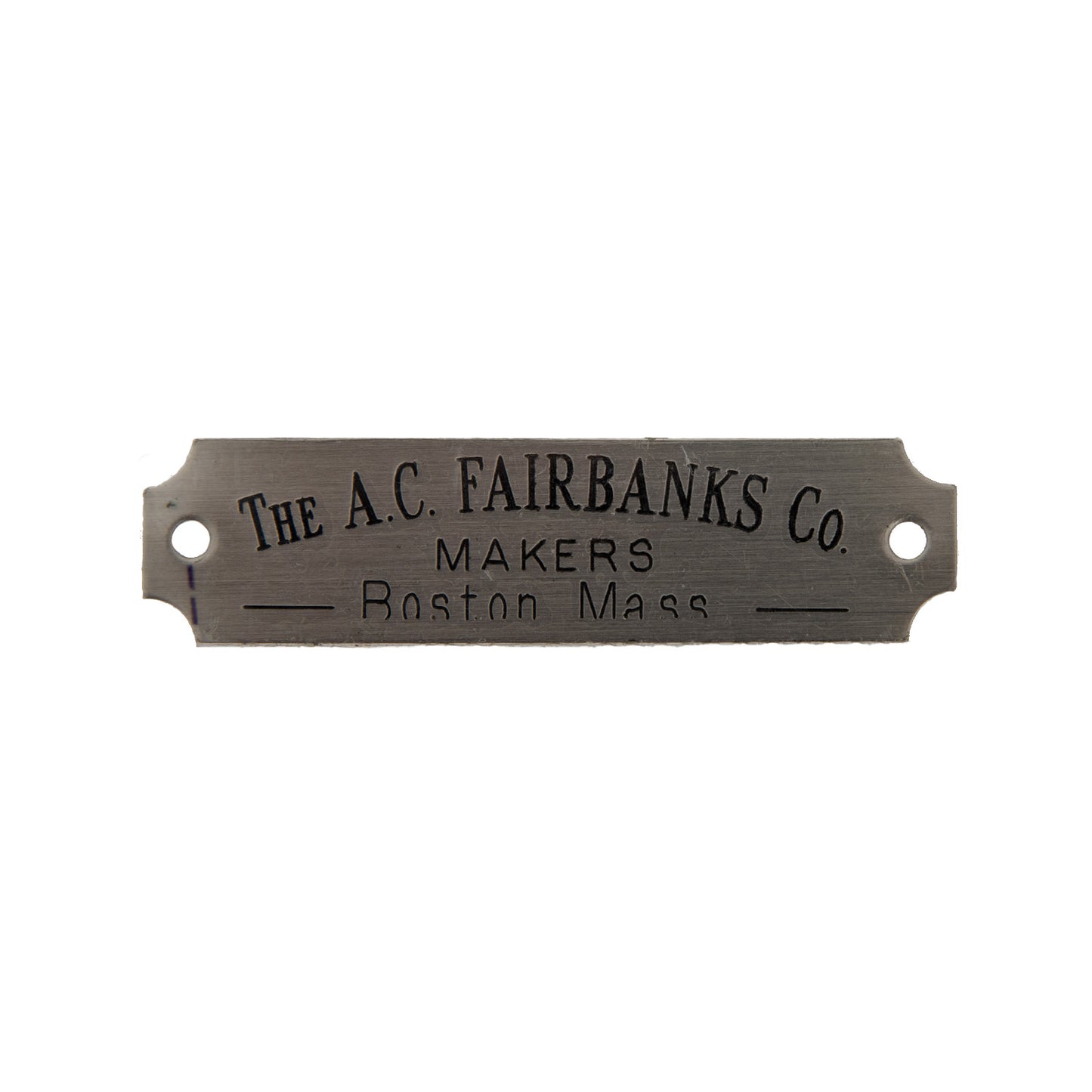 Fairbanks Banjo Name Plate