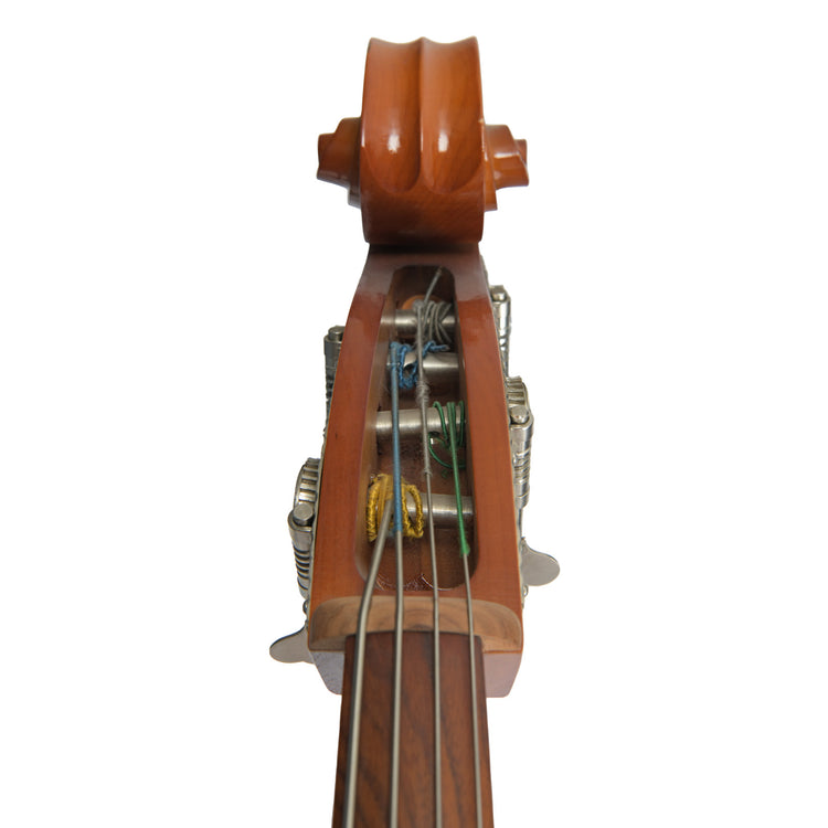 Front scroll of Englehardt M-1 3/4 Upright Bass