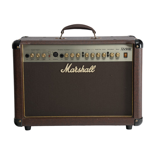 Front of Marshall AS50R Acoustic Instrument Combo Amp 