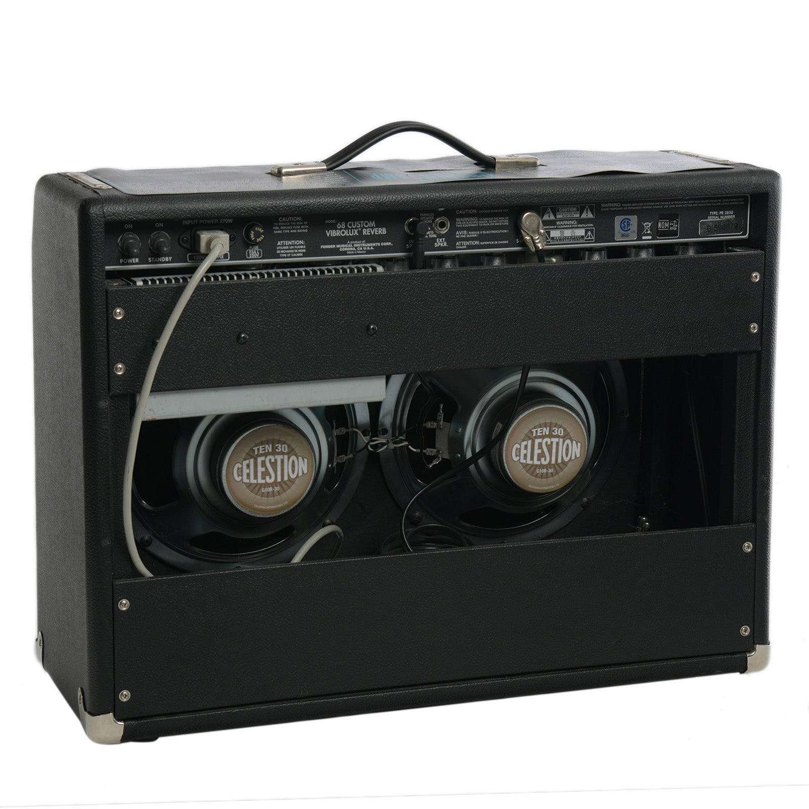 Back and side of Fender Vibrolux Reverb Custom