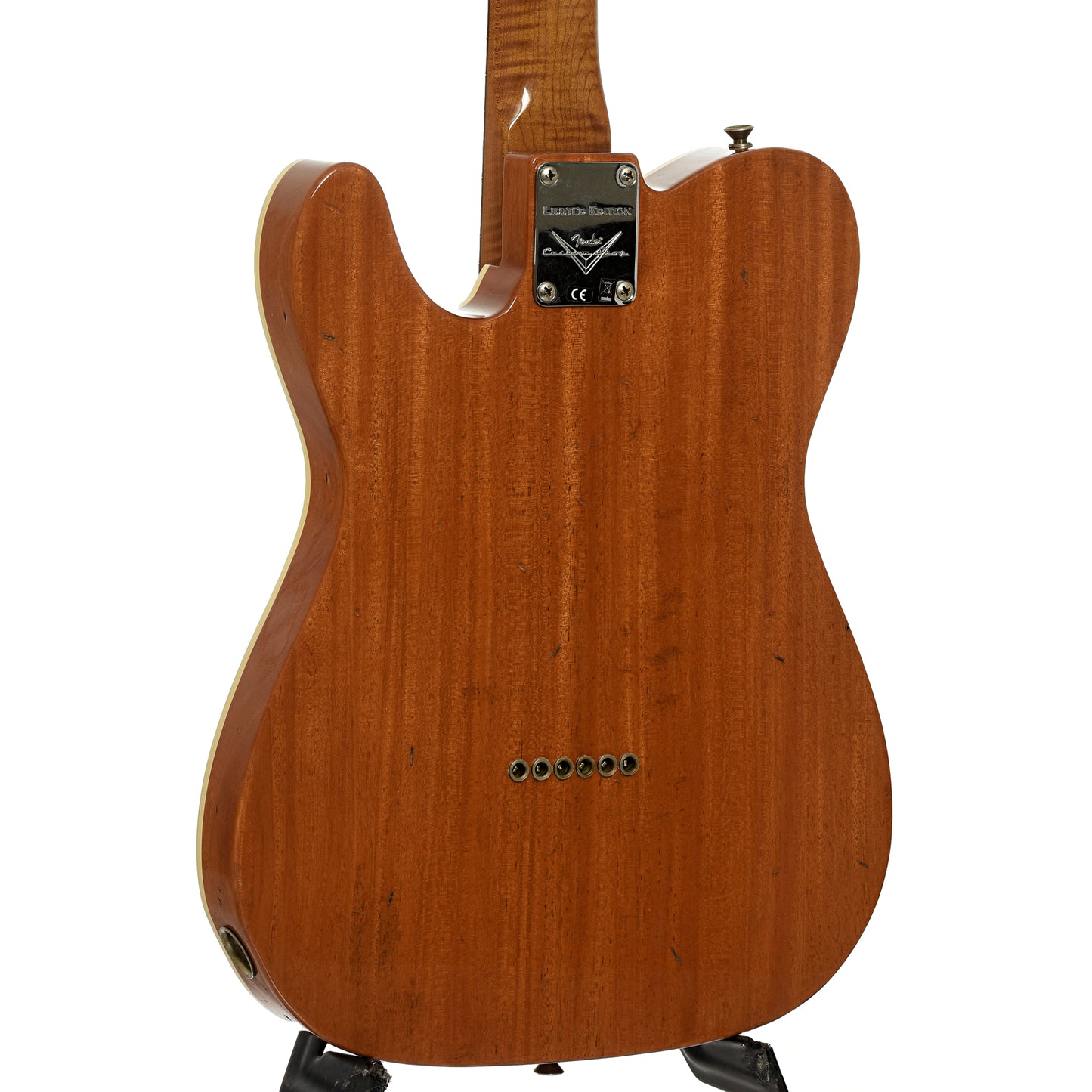 Back and side of Fender Custom Shop Maho Journeyman Relic Telecaster 