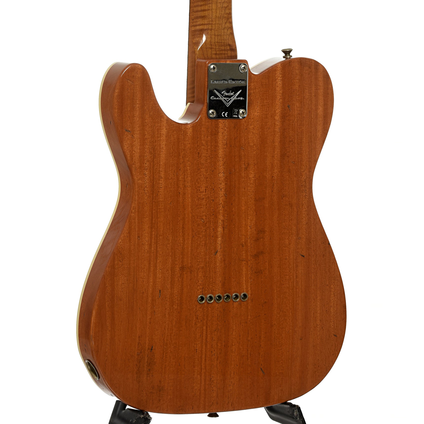 Back and side of Fender Custom Shop Maho Journeyman Relic Telecaster 