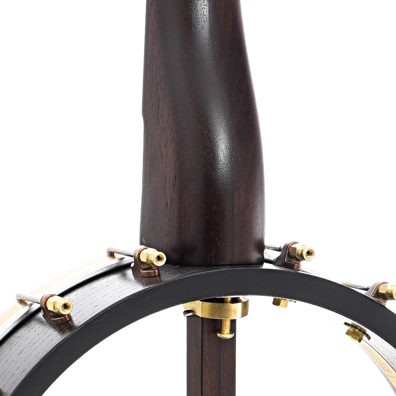 Heel of Pisgah Banjo Co. 12" Woodchuck Openback Banjo