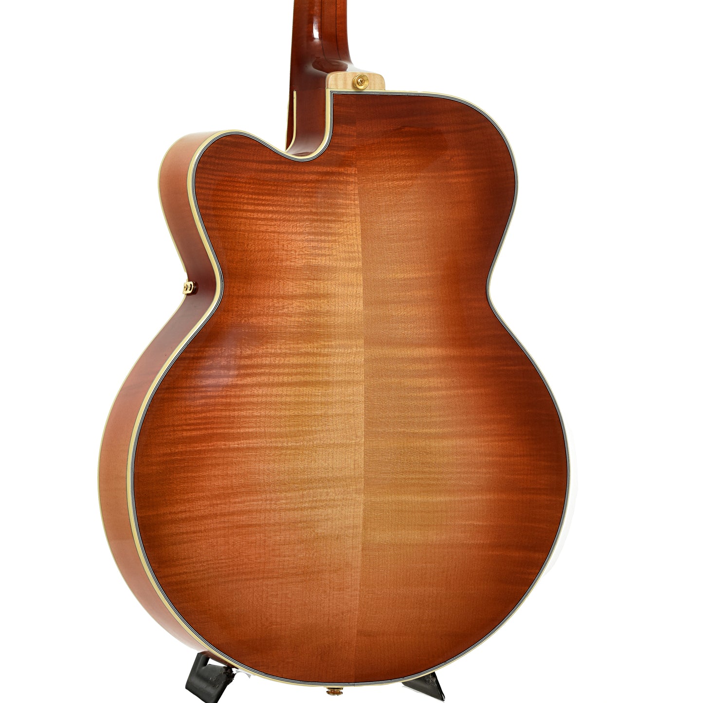 Back and side of Gagnon 17 in. Metro Prototype Archtop Hollowbody Electric Guitar 