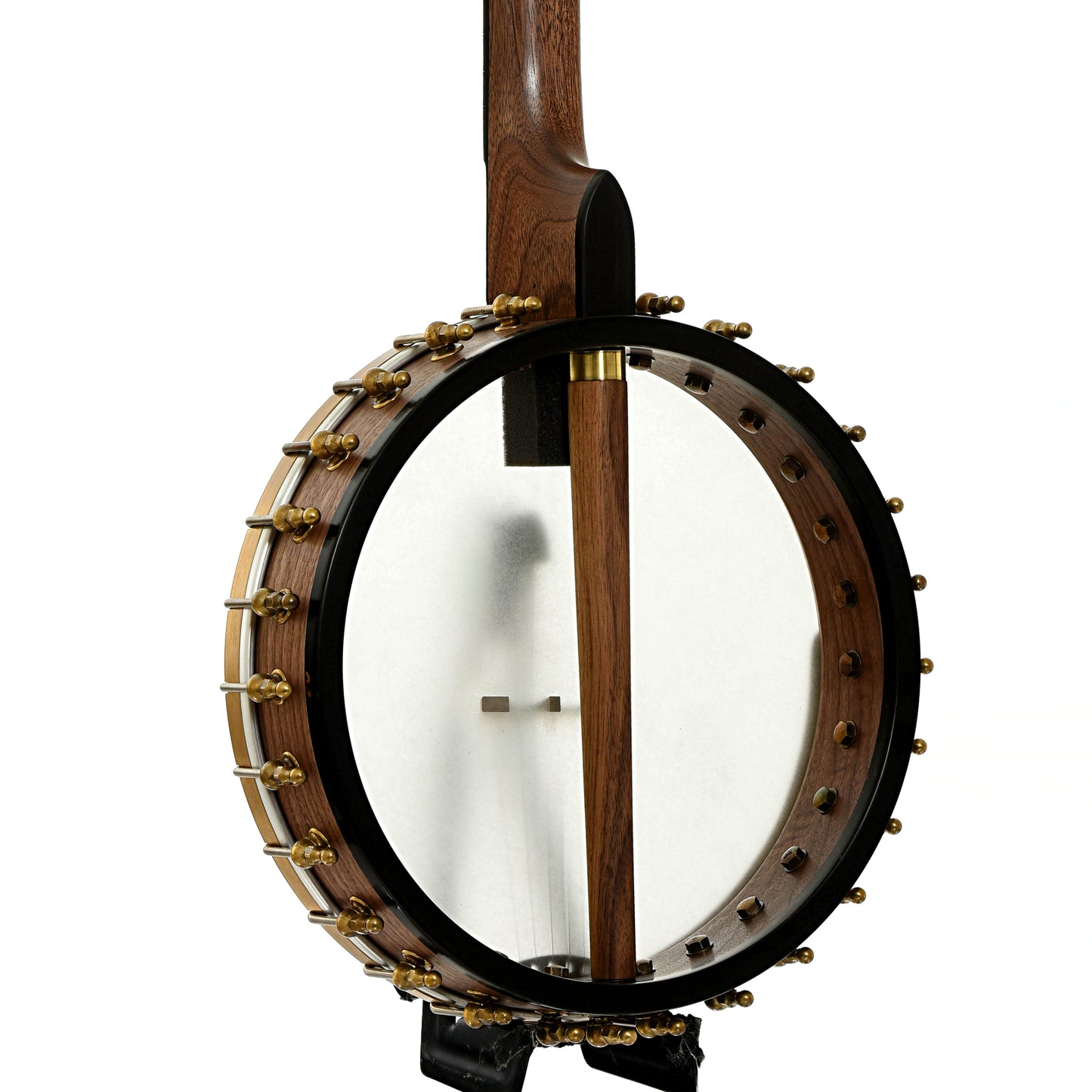 Back and side of Ome Juniper 12" Openback Banjo
