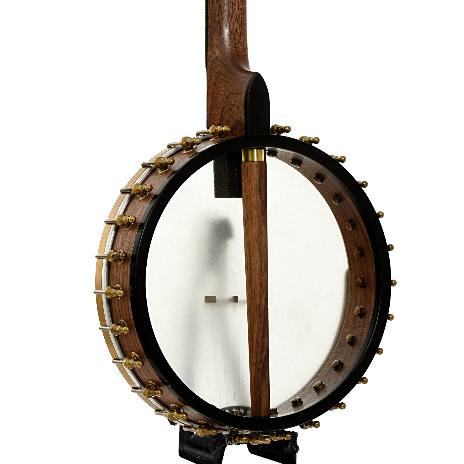 Back and side of Ome Juniper 12" Openback Banjo