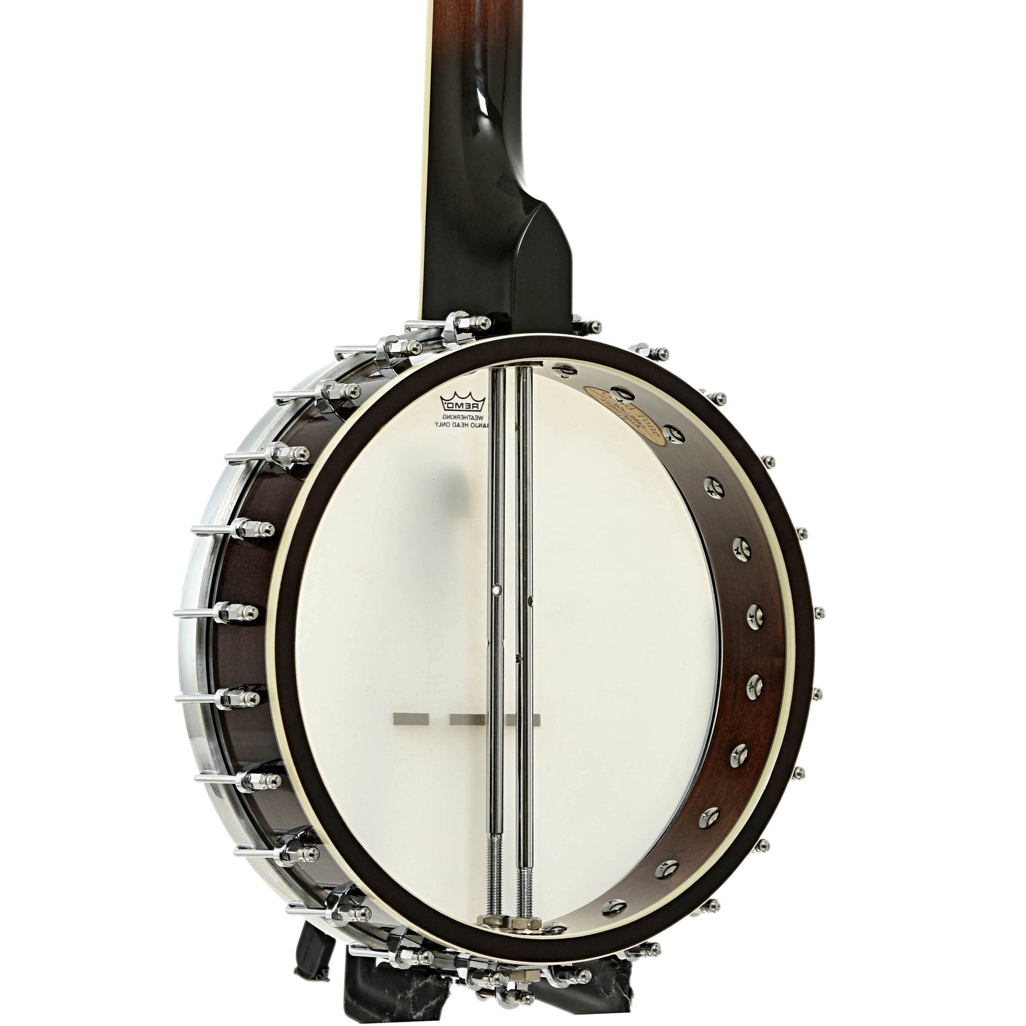 Inside rim of Gold Tone WL-2 50 White Laydie Openback Banjo  