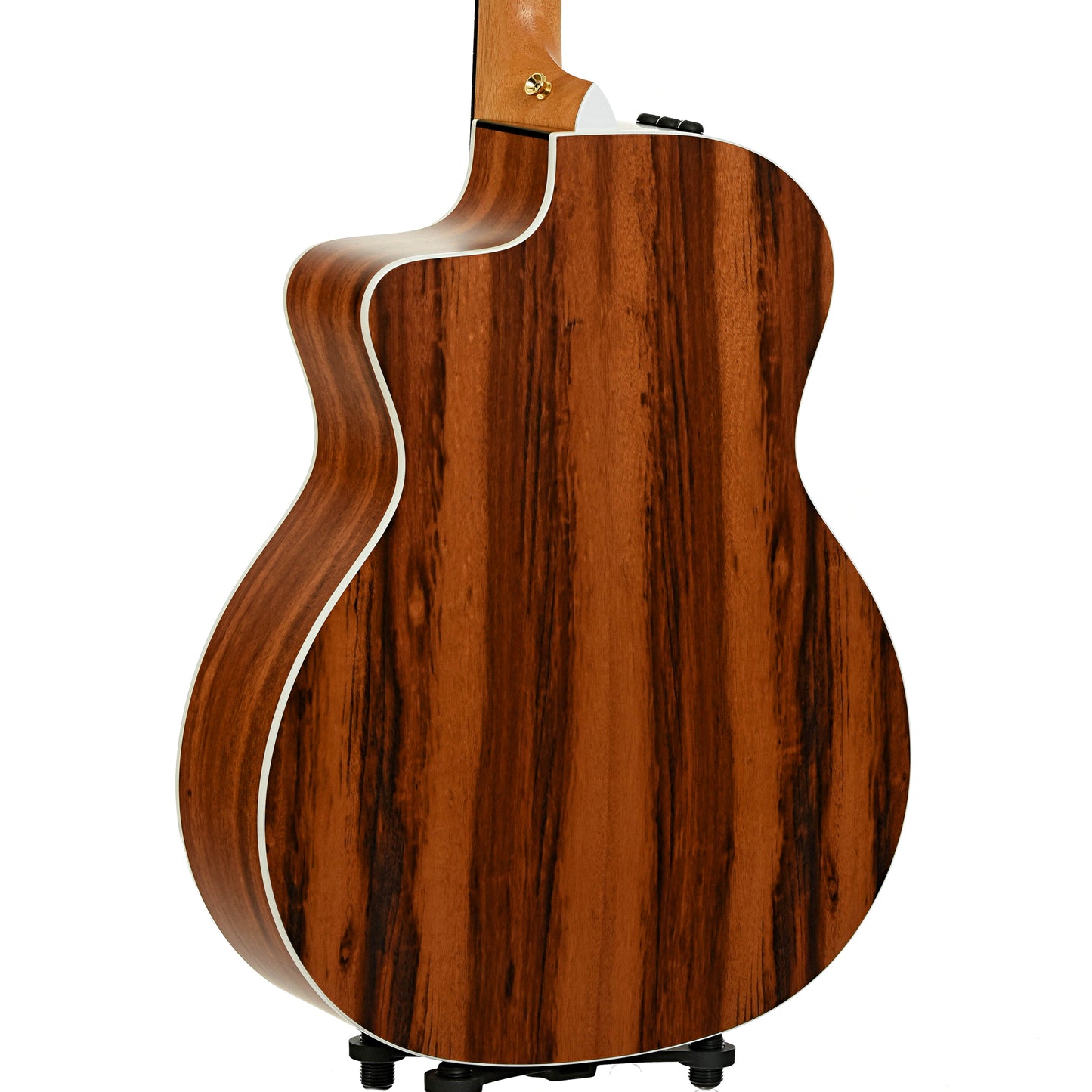 Back and side of Taylor 214ce Limited Edition Tigerwood Acoustic Guitar