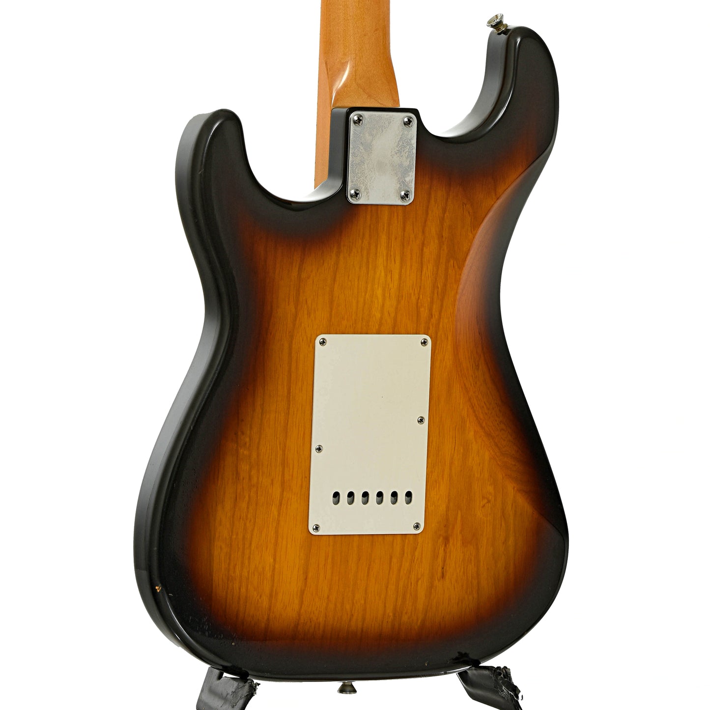 Back and side of Lentz S-Style Electric Guitar