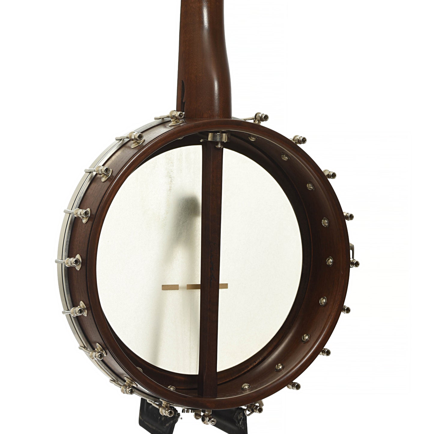 Back and side of Enoch Dobson Open Back Banjo