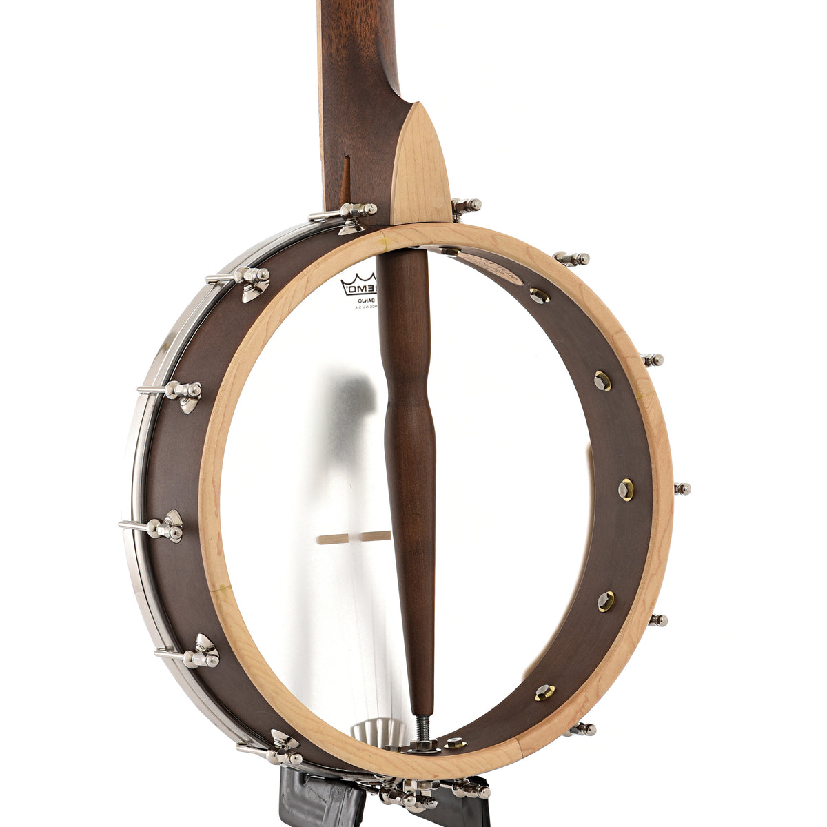 Back & Side of Gold Tone HM-100 High Moon 12in Openback Banjo & Case, Shopworn