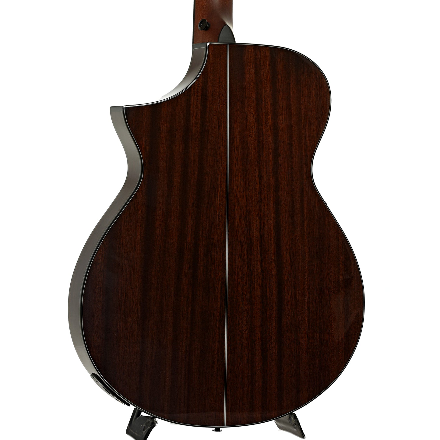 back and side of Ibanez AEWC32FM Thinline Acoustic-Electric Guitar Amber Sunset Fade