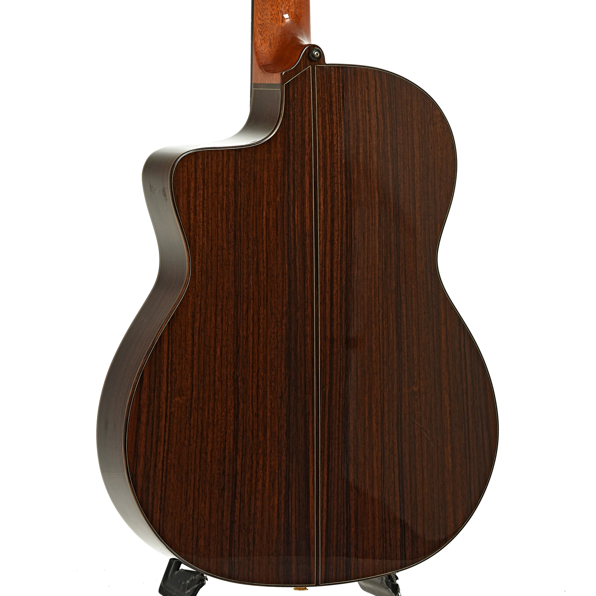 Back andside of Cordoba GK Pro Negra Classical Guitar
