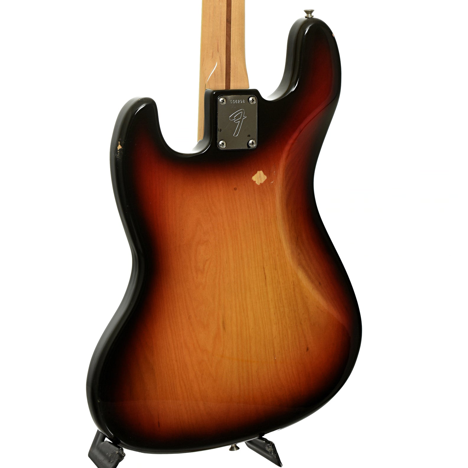 Back and side of Fender Jazz Bass
