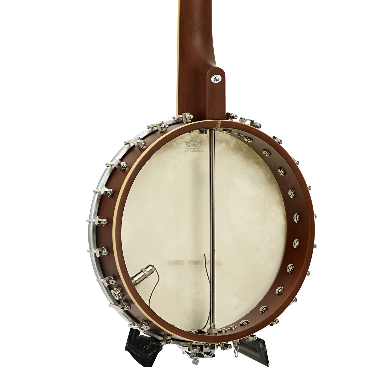 Back and side of Fender Paramount PB-180E Open Back Banjo