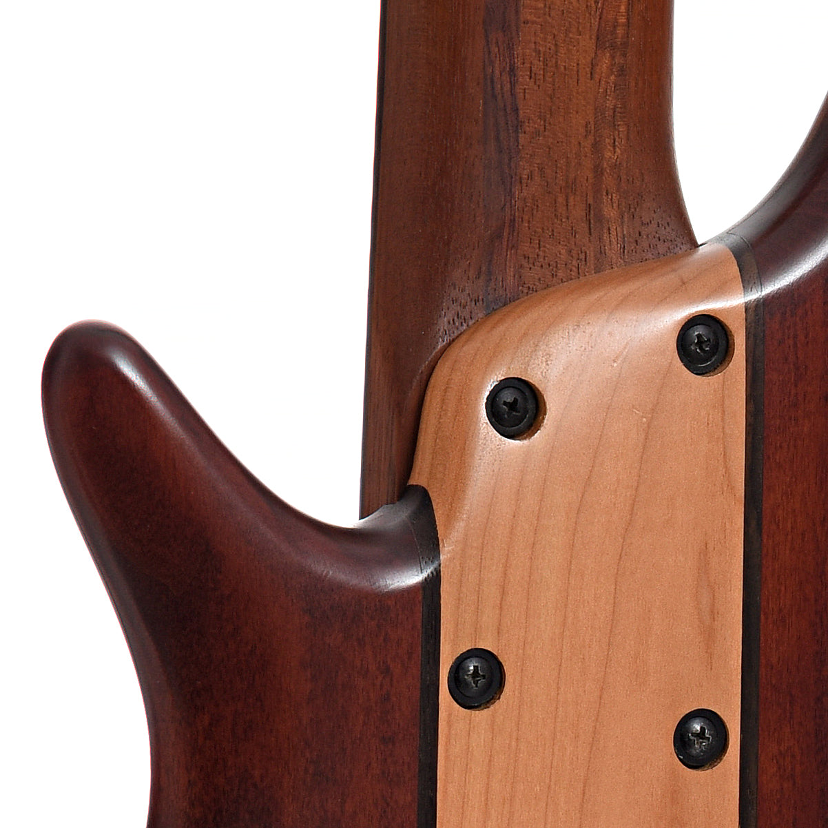 Neck joint of Ibanez ST756 6-String Electric Bass (2010s)