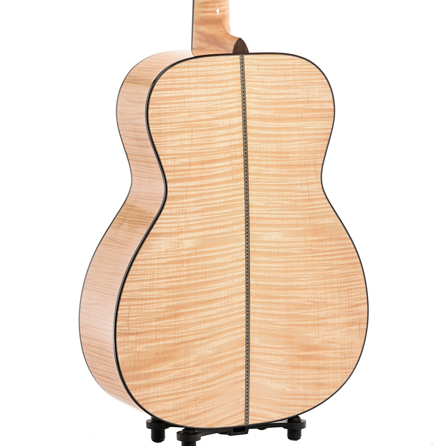 Back and side of Santa Cruz OM Maple Custom Acoustic Guitar