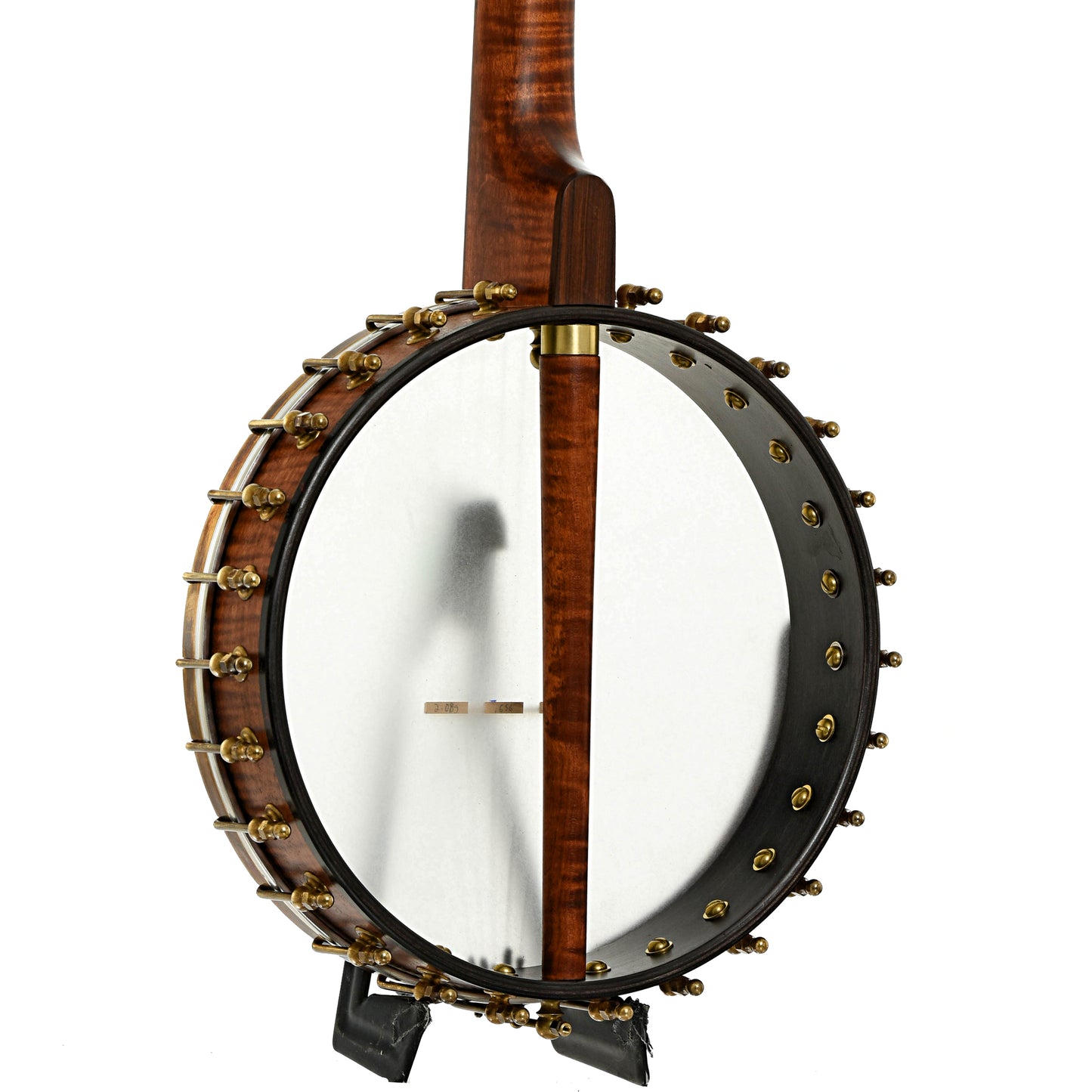 Back and side of Starr Limited Edition Banjos 12" Curly Maple Open-back Banjo