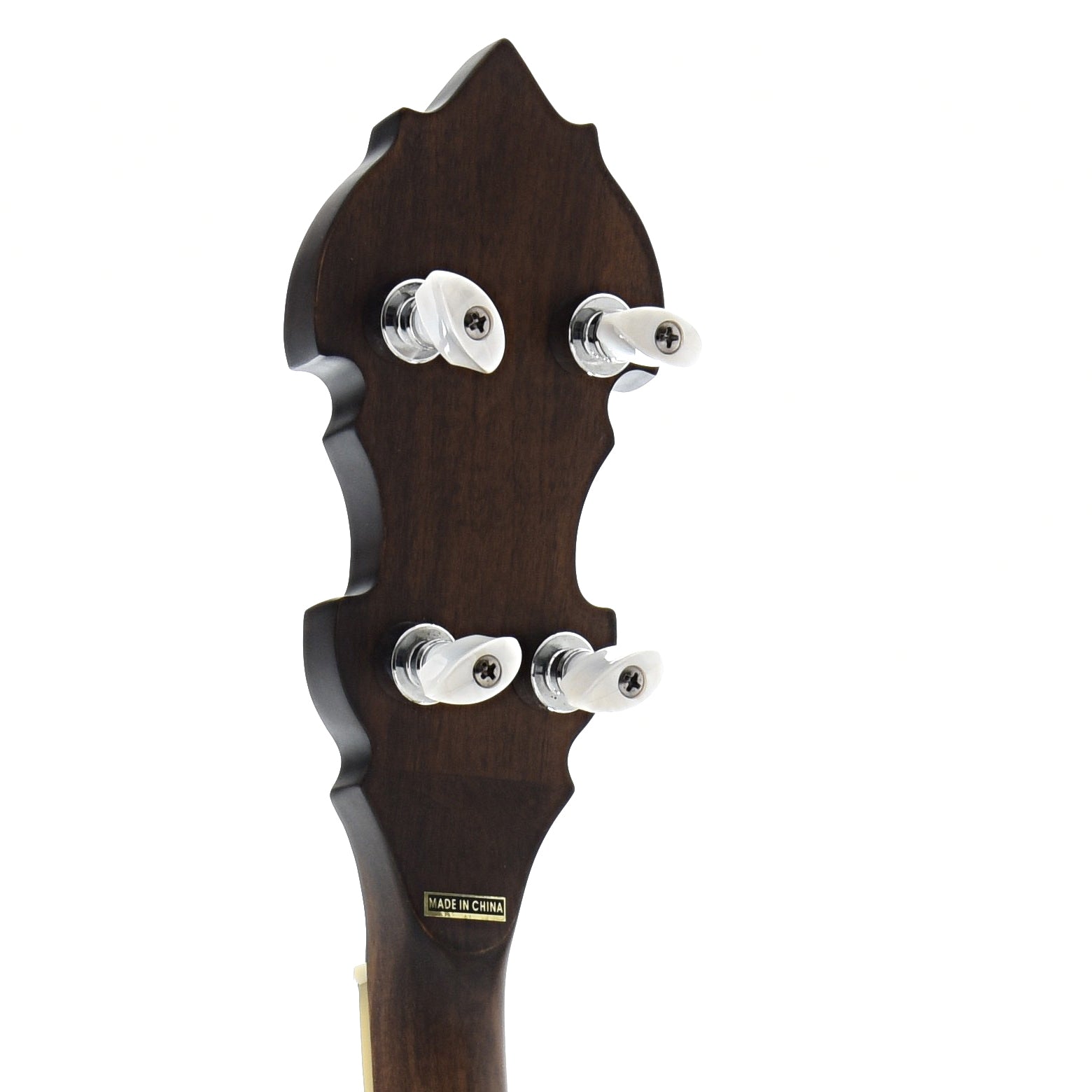 Tuners of Gold Tone Mastertone OB-150 Orange Blossom Resonator Banjo & Case, Shopworn