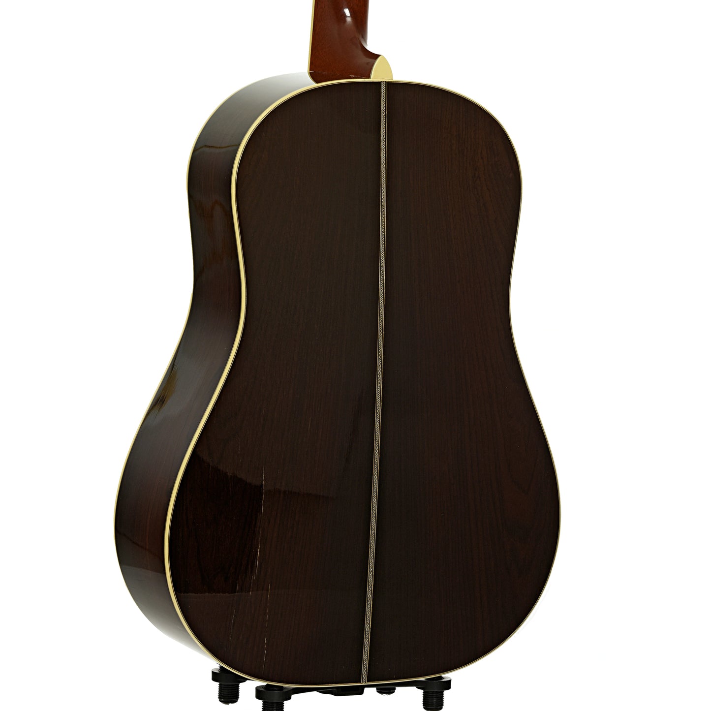 Back and side of Santa Cruz D-12 Brazilian Rosewood Acoustic Guitar 