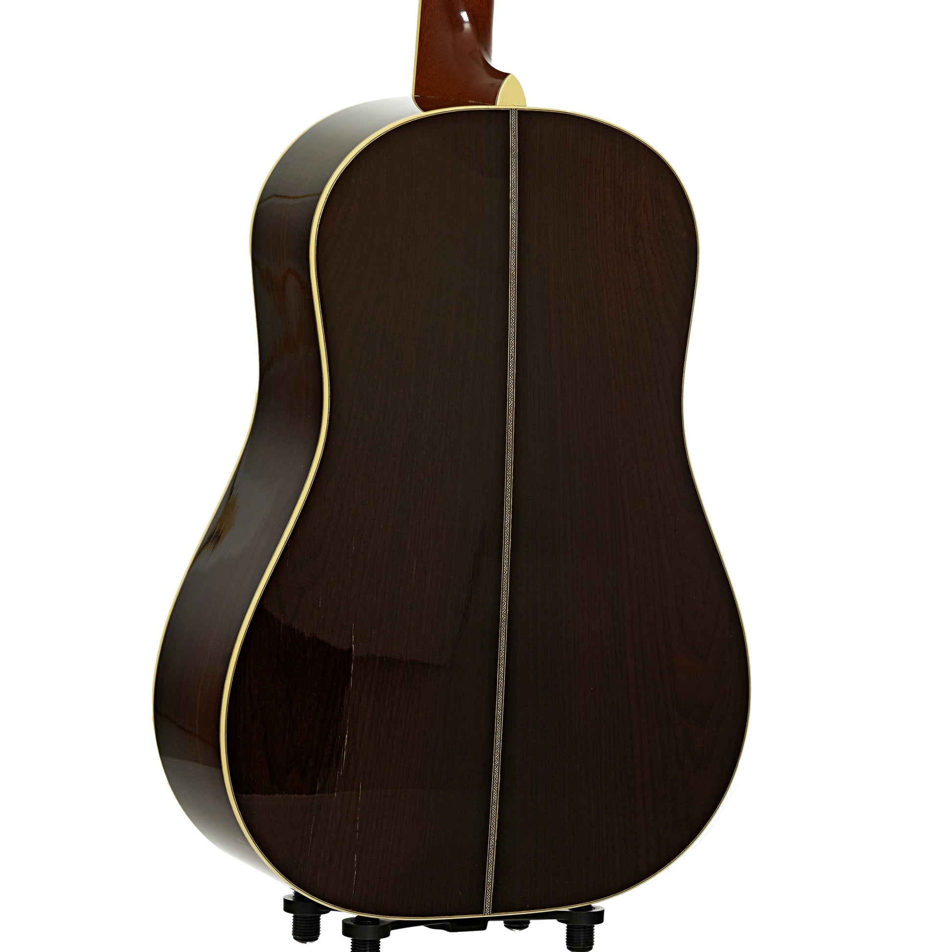 Back and side of Santa Cruz D-12 Brazilian Rosewood Acoustic Guitar 