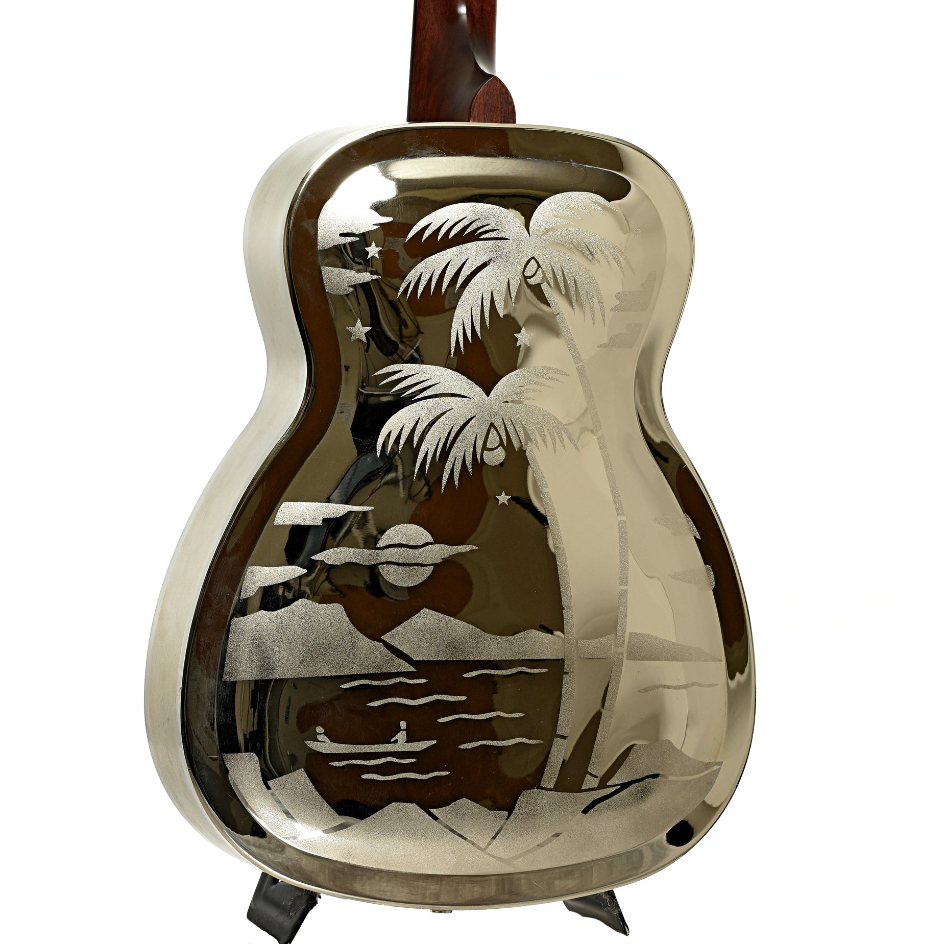 Back and side of Recording King RM-997-H Resonator Guitar