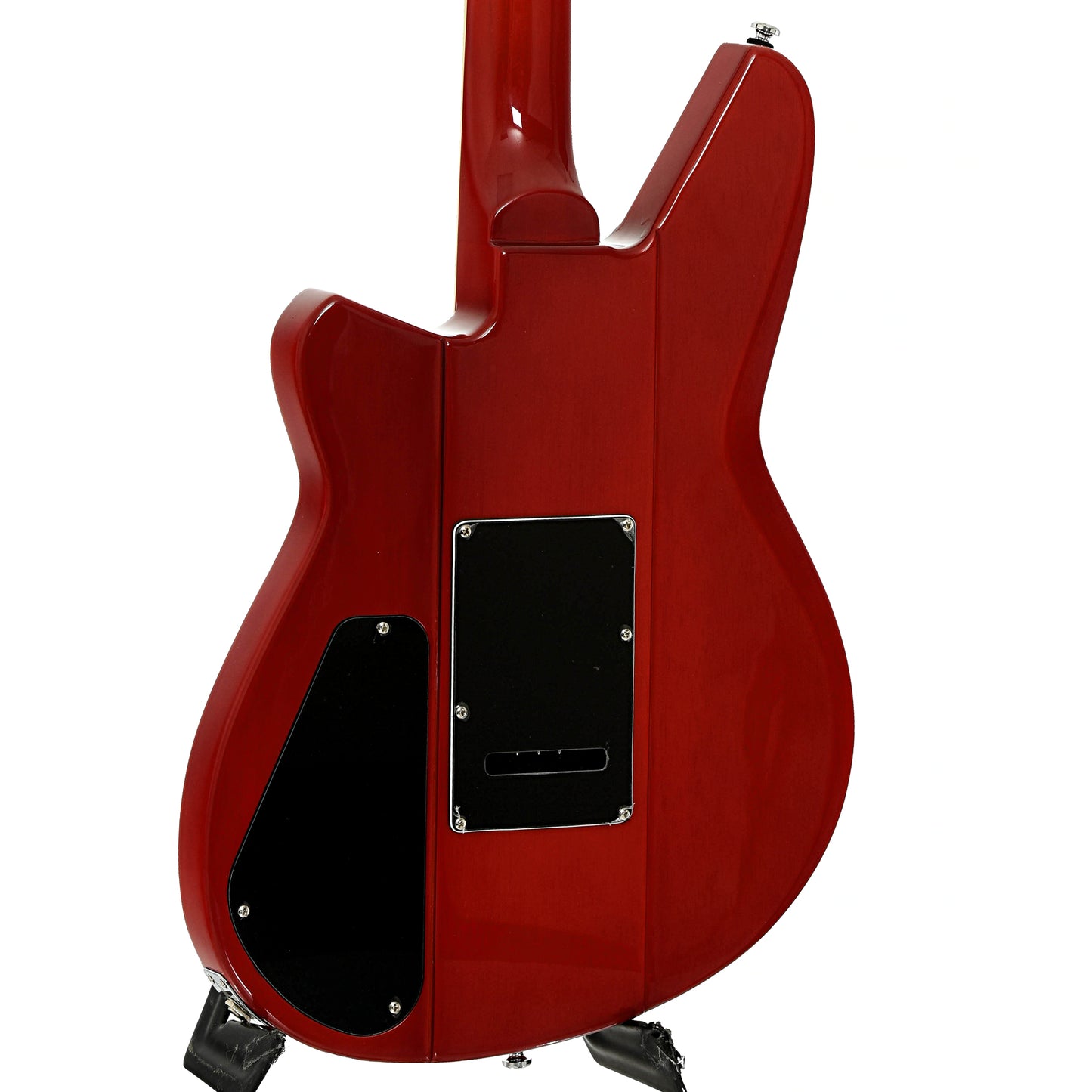 Back and side of Reverend Warhawk DAW Electric Guitar, Transparent Cherry