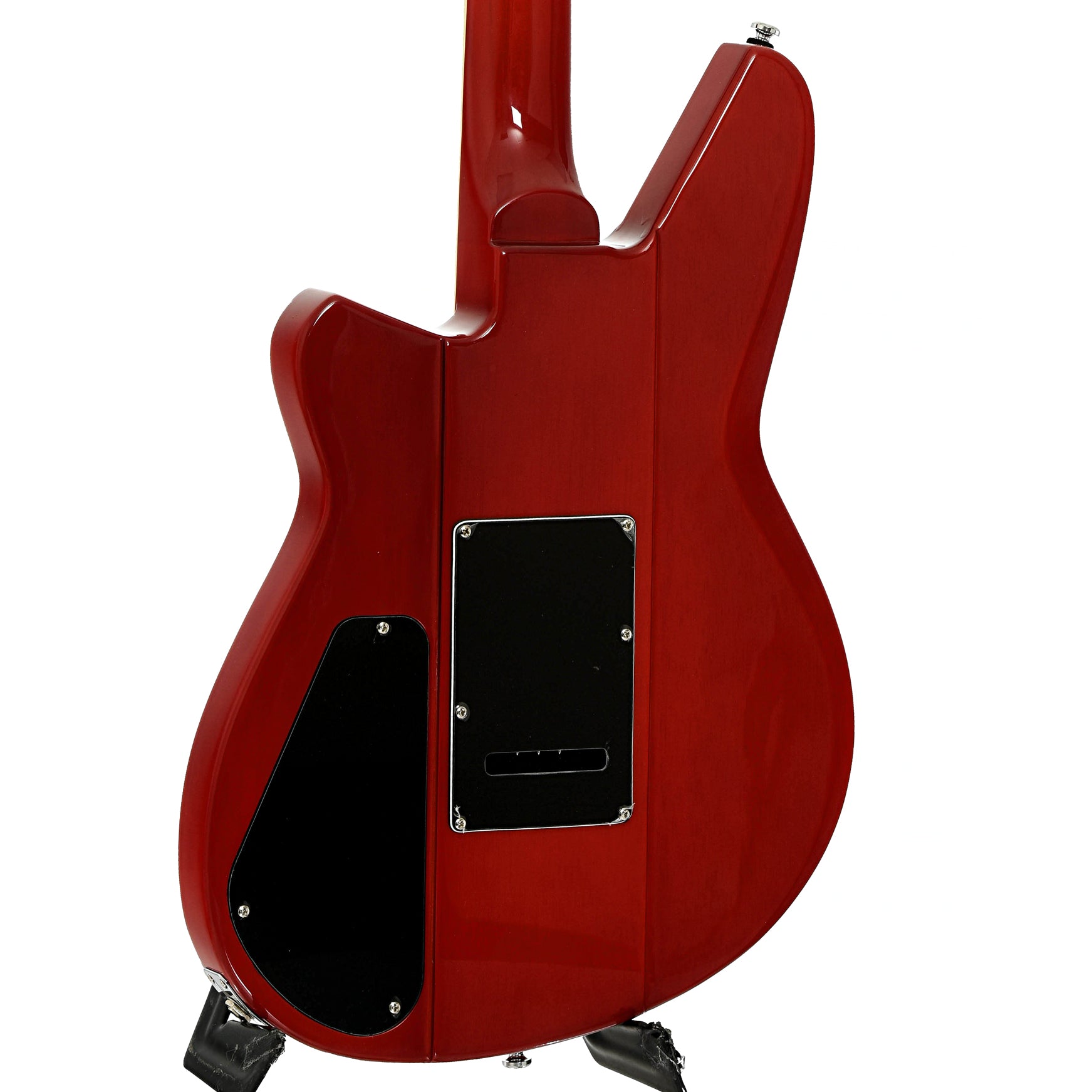 Back and side of Reverend Warhawk DAW Electric Guitar, Transparent Cherry