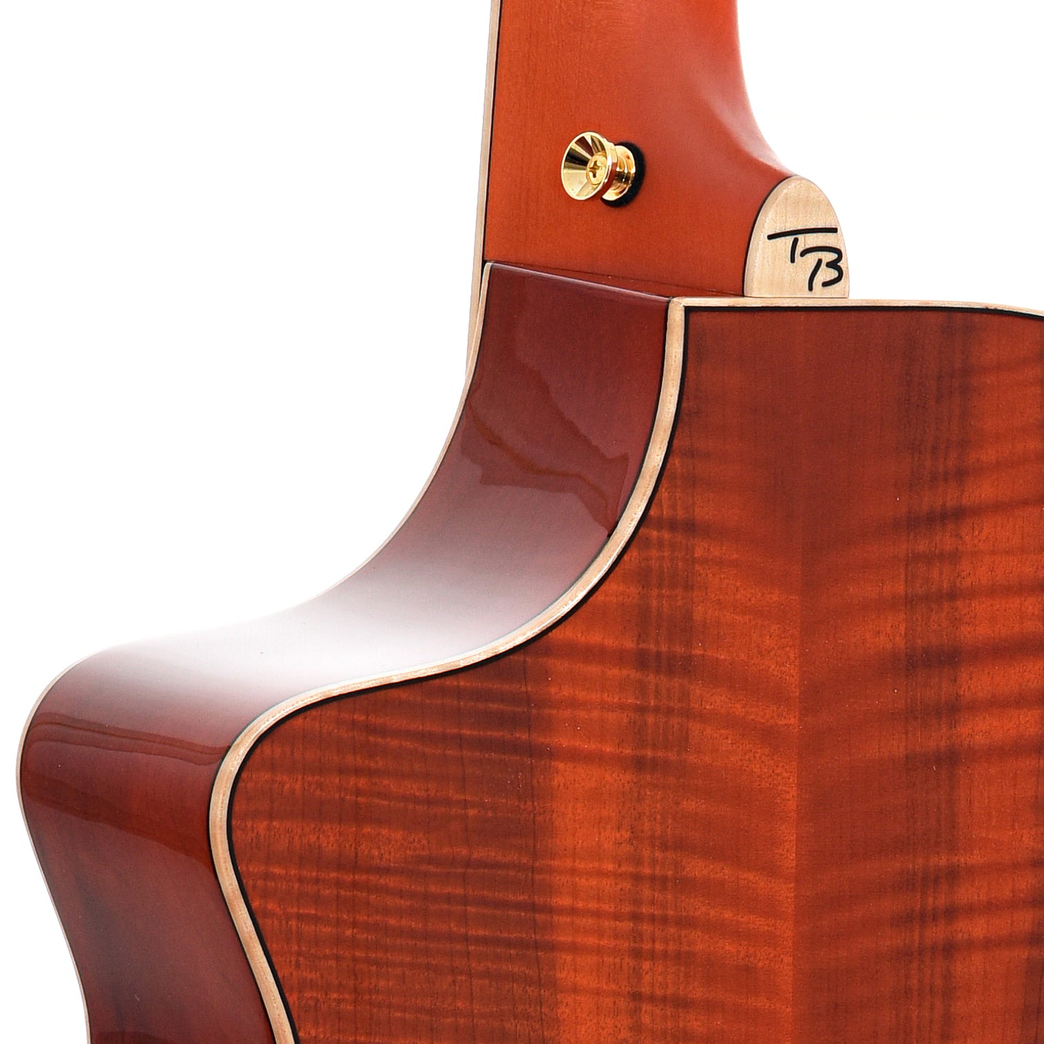 Heel of Breedlove Acoustic Concertina M1. Blues Orange (2023)