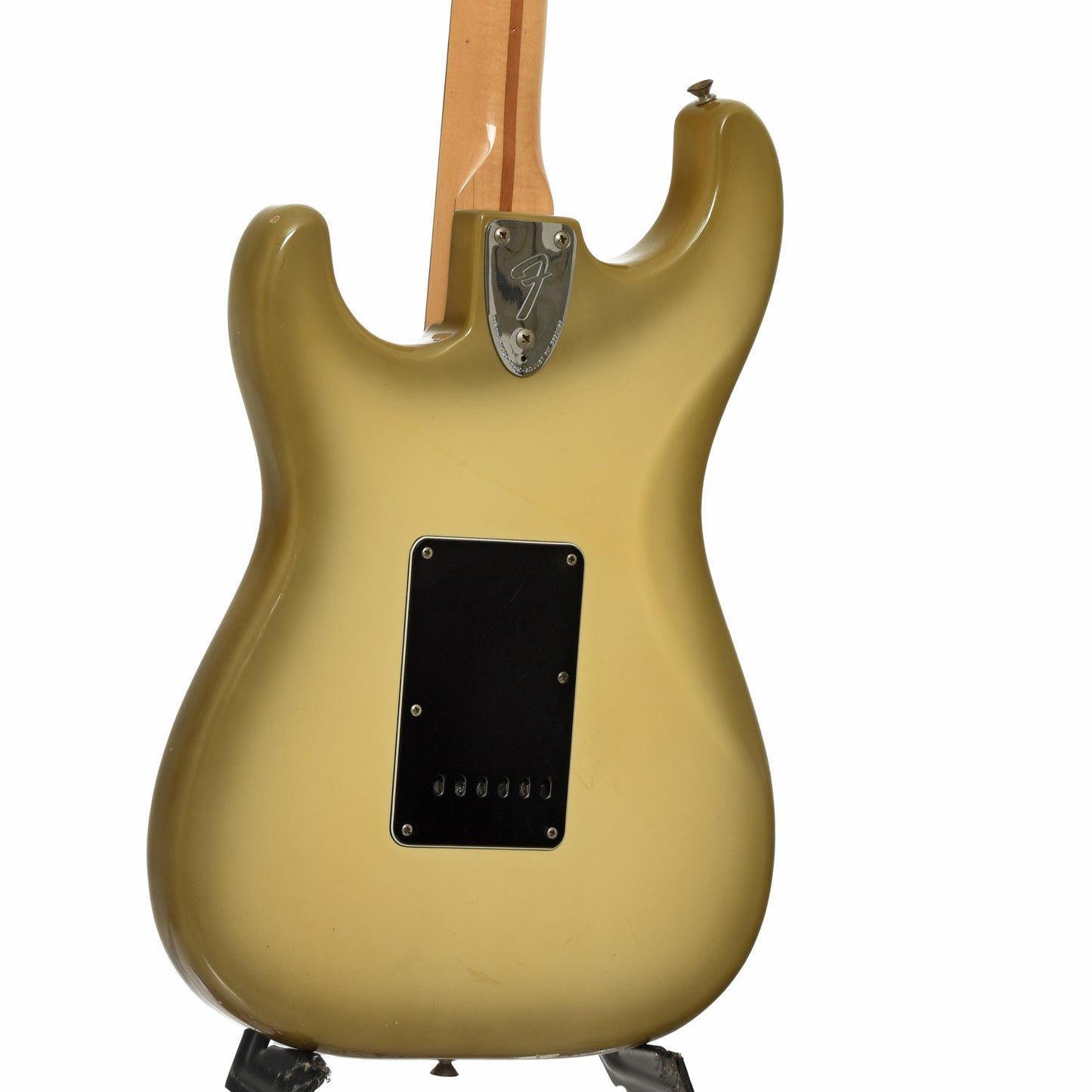 Back and side of Fender Stratocaster Electric Guitar