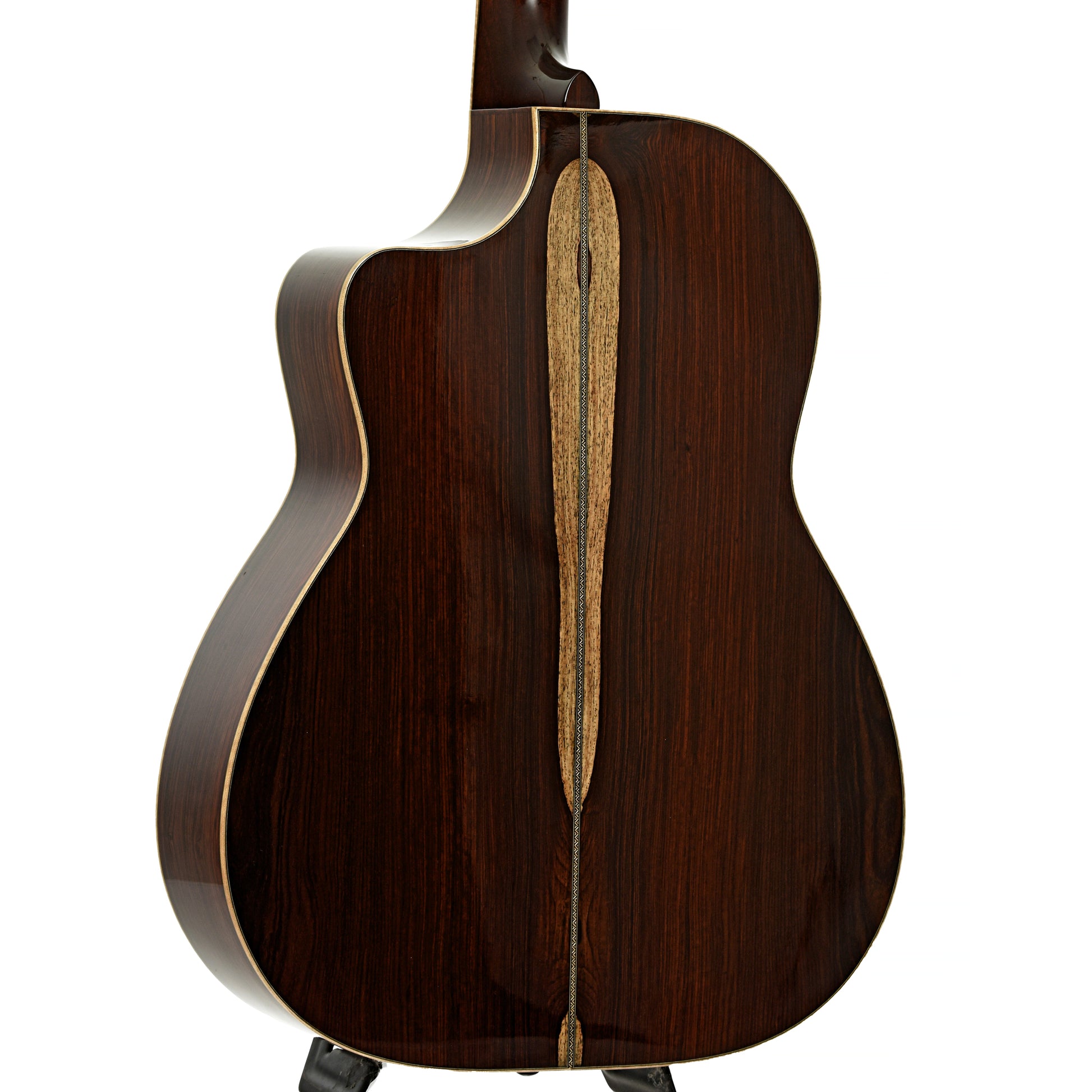 Back and side of Huss and Dalton CM Custom Acoustic Guitar