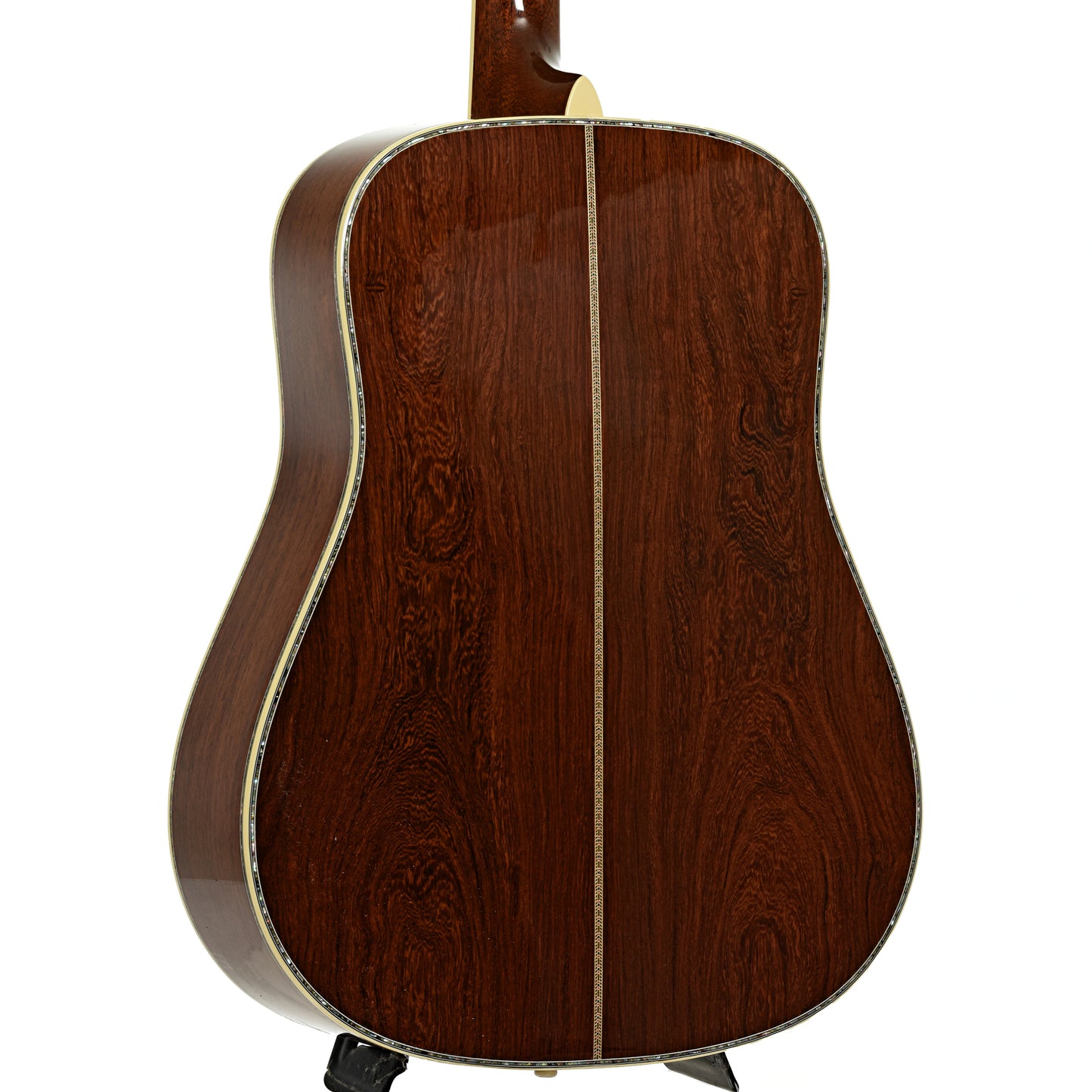 Back and side of Martin Custom Shop D-45 Madagascar Acoustic Guitar