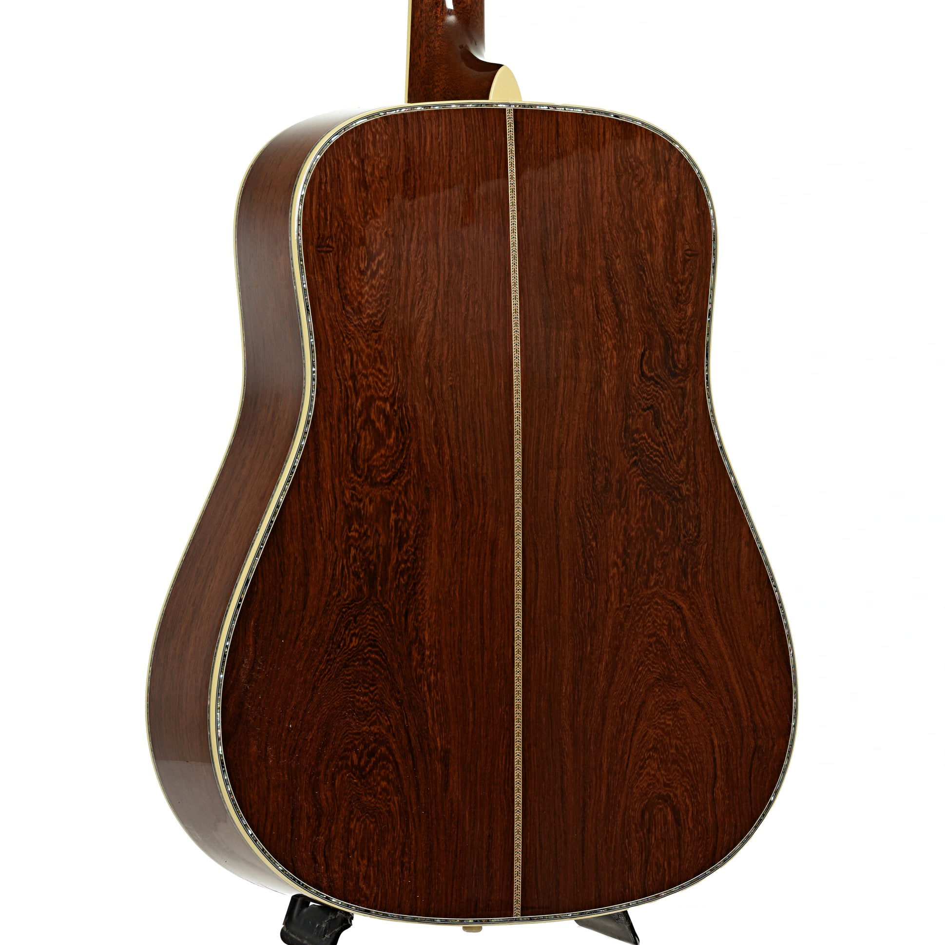 Back and side of Martin Custom Shop D-45 Madagascar Acoustic Guitar