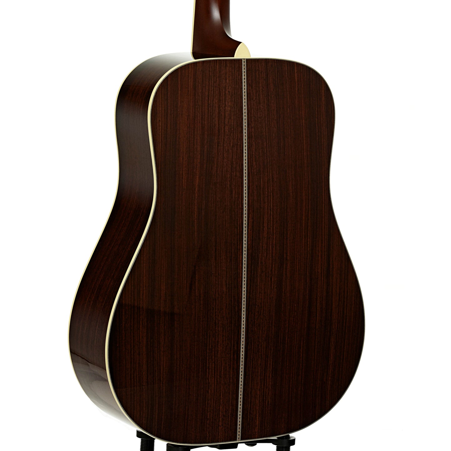 Back and side of Santa Cruz Custom D Dreadnought Acoustic Guitar