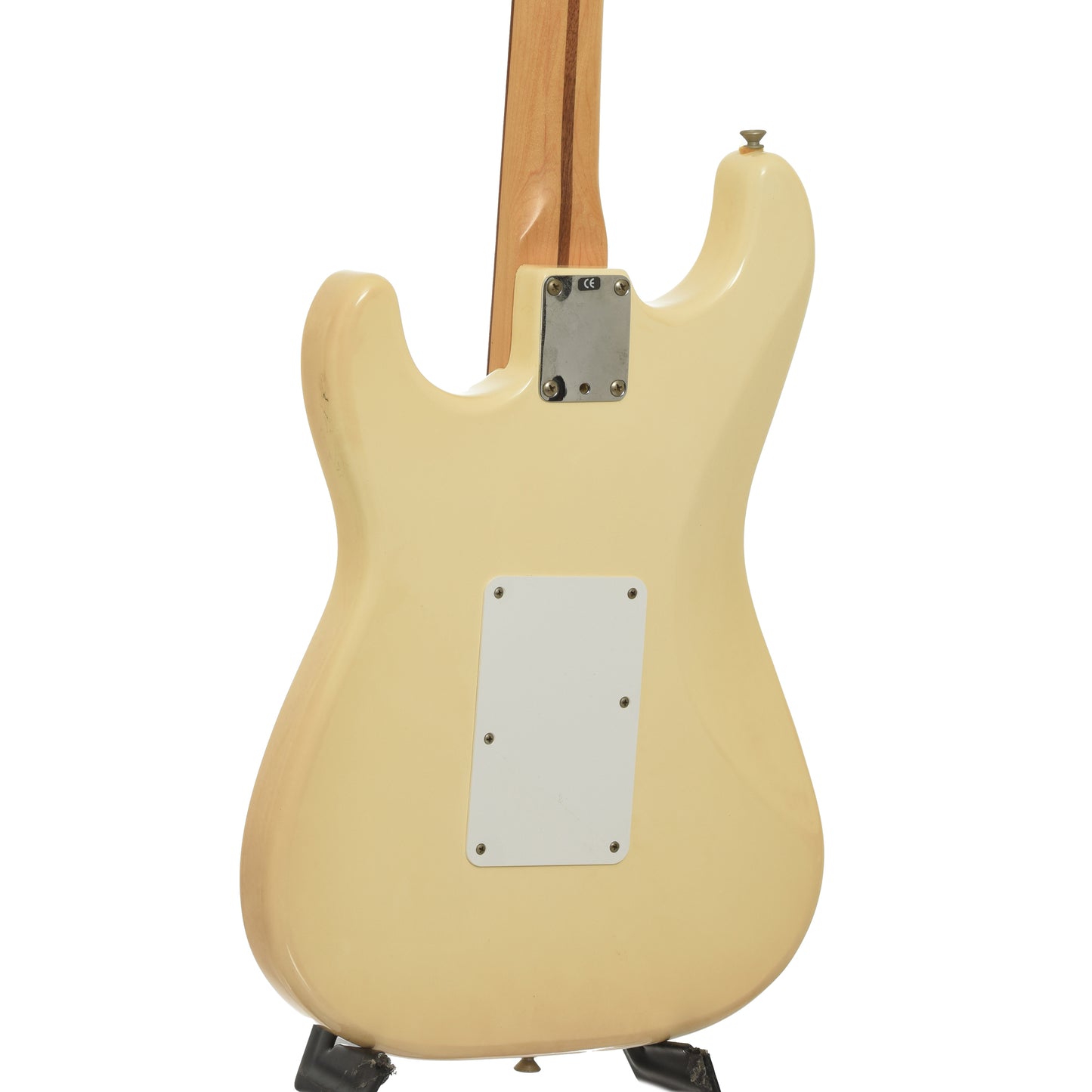 back and side of Fender Standard HSS Stratocaster with Floyd Rose Electric Guitar