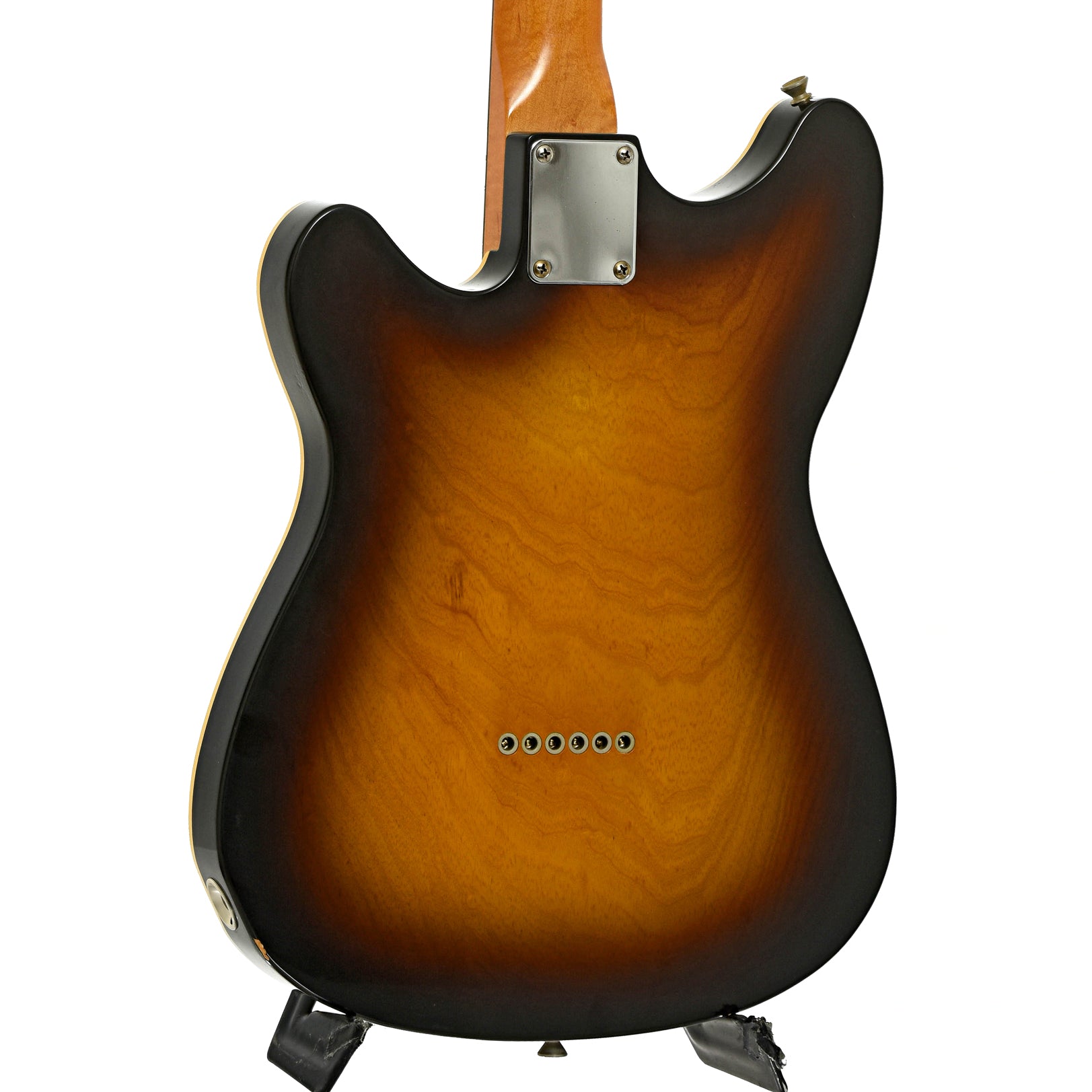 back and side of Lentz HSL Brazilian Electric Guitar