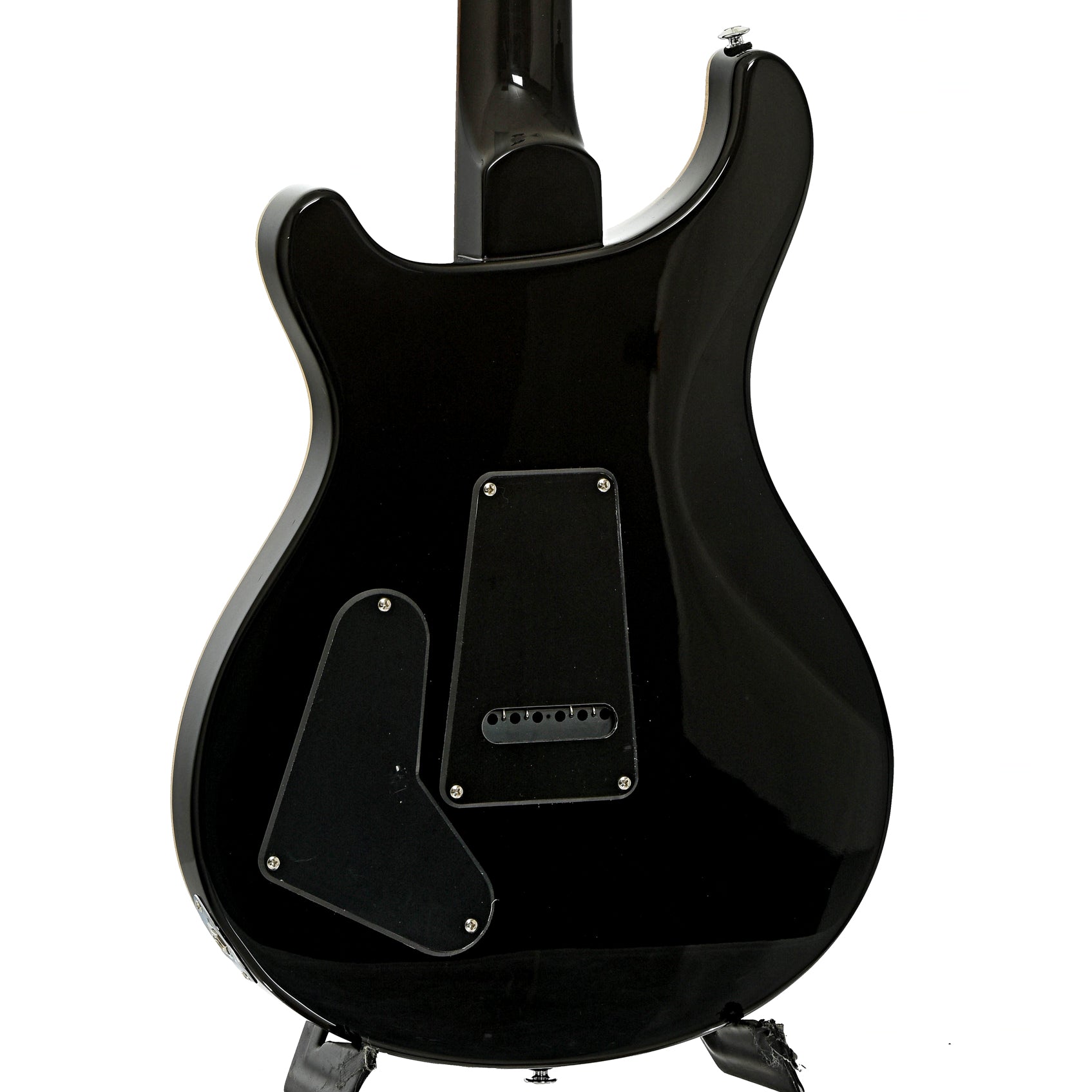 Back and side of PRS SE Special Semi-Hollow Electric Guitar Charcoal Burst