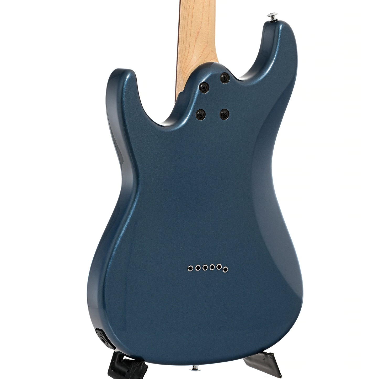 Back and side of Ibanez AZES31 Electric Guitar, Arctic Ocean Metallic