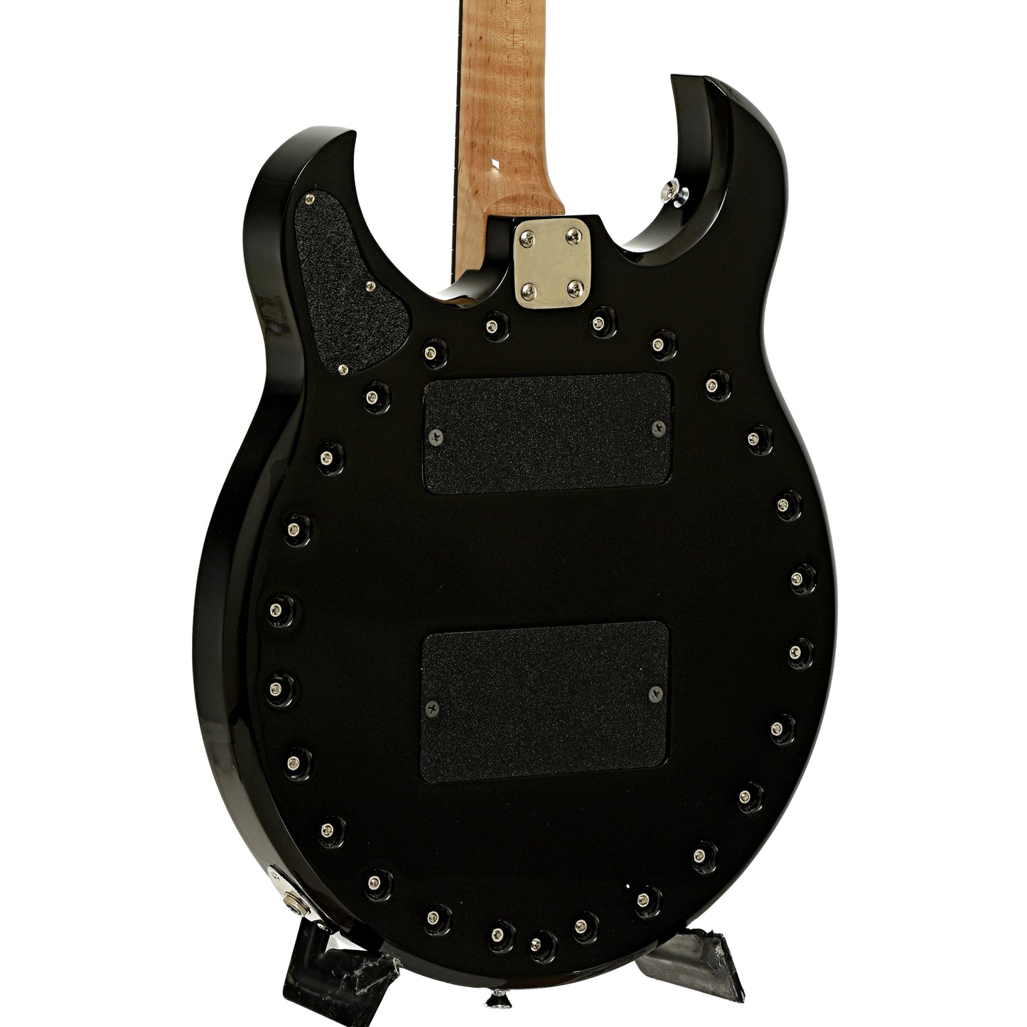 Back and side of Deering Crossfire Electric Banjo